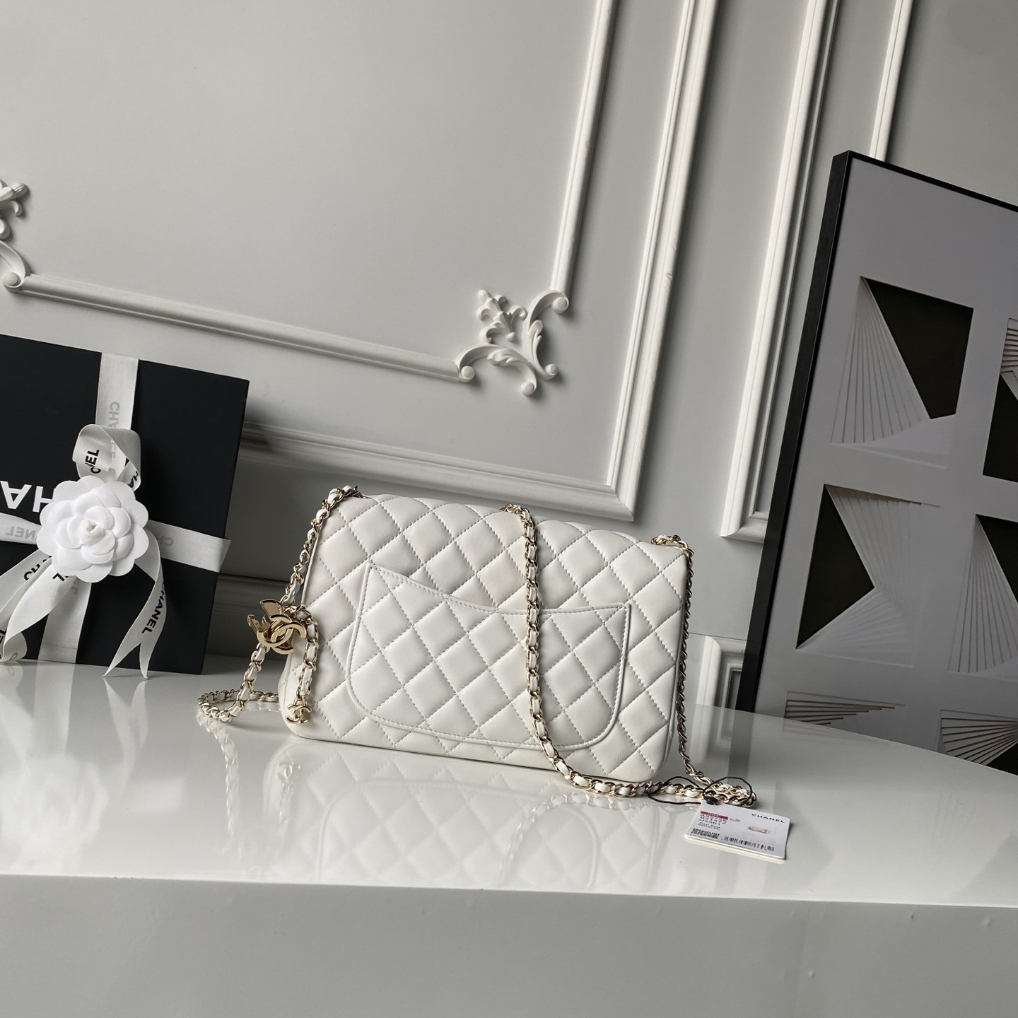 Chanel Classic Flap Handbag CF AS5756 14.5x23.5x7cm