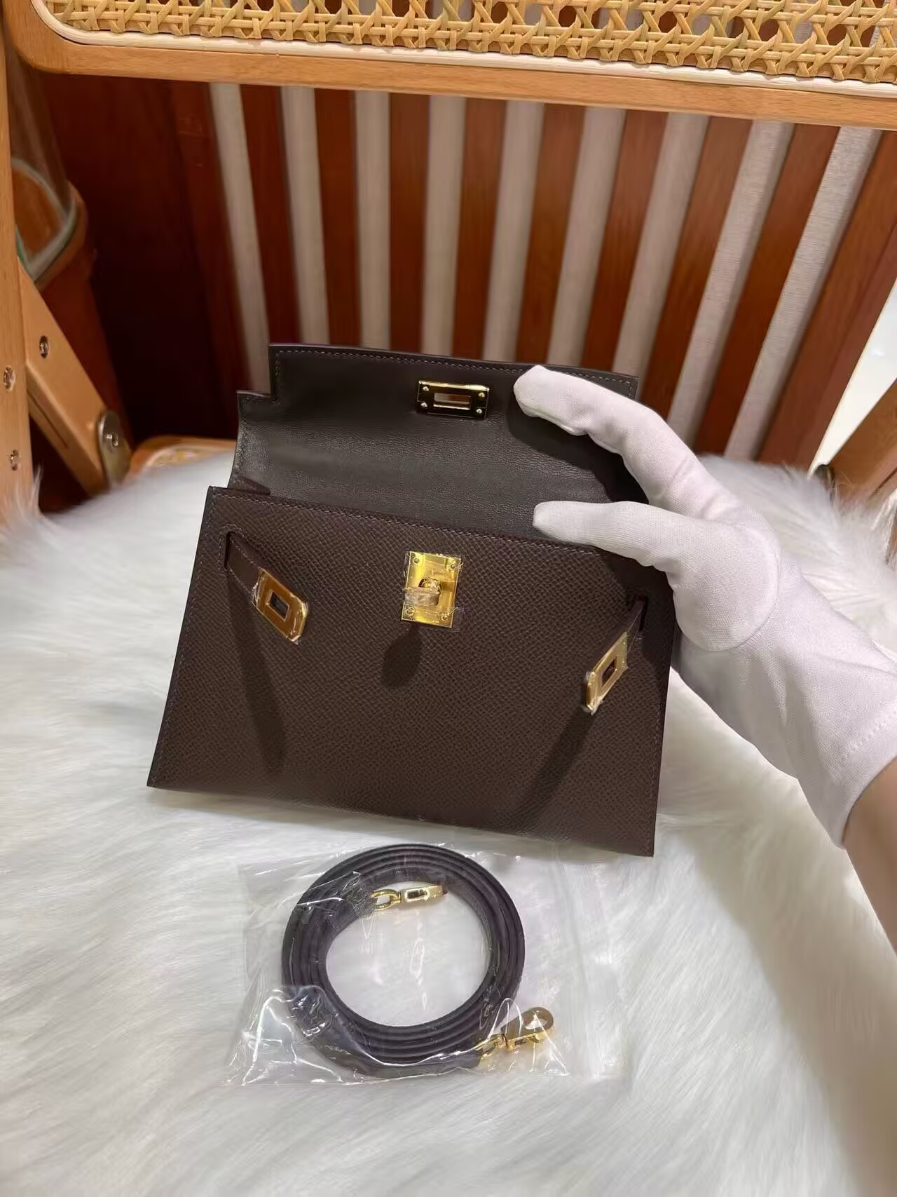 Hermès Mini Kelly 19 19×6×12cm