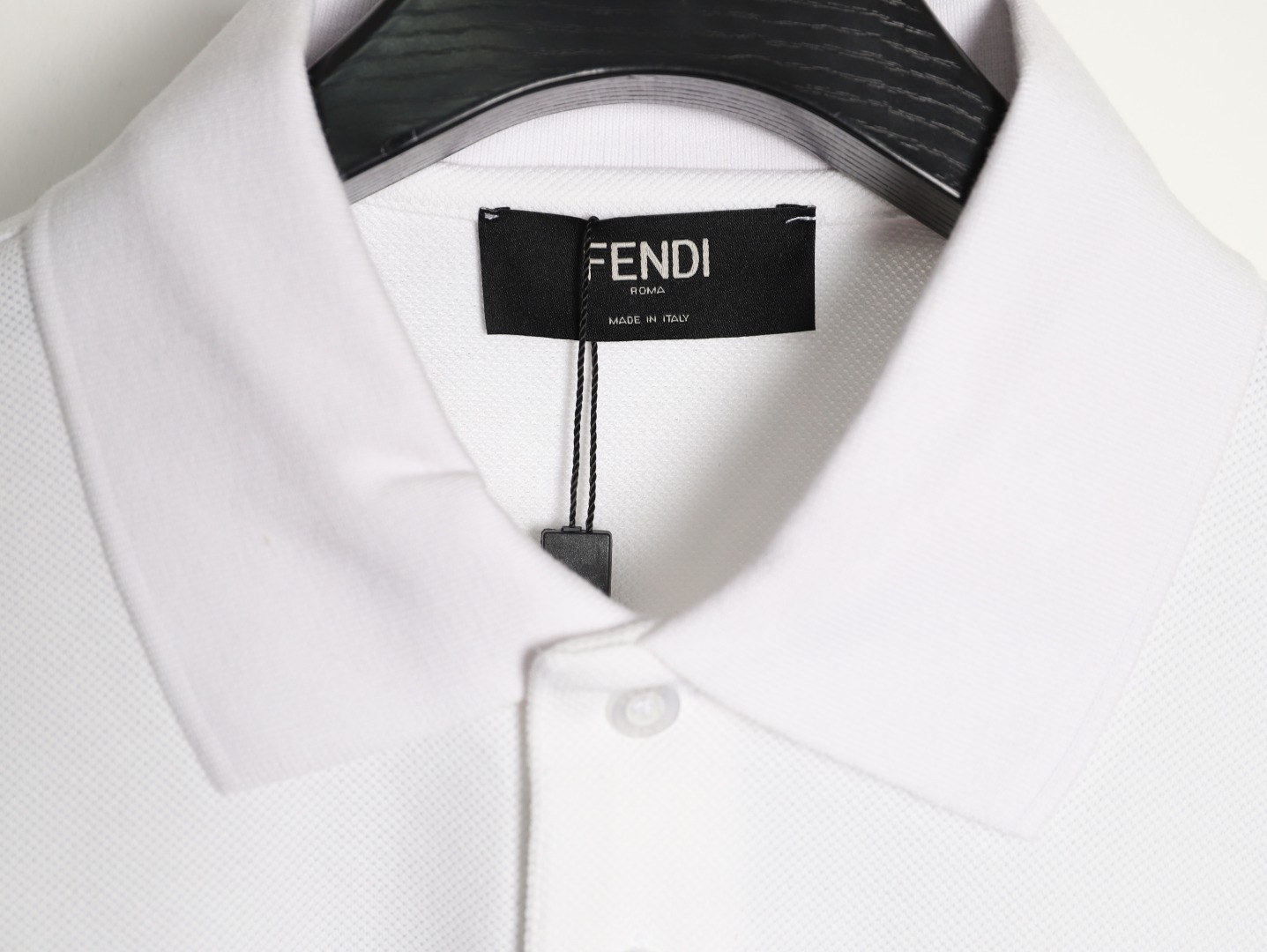 F**di 26ss short-sleeved polo shirt
