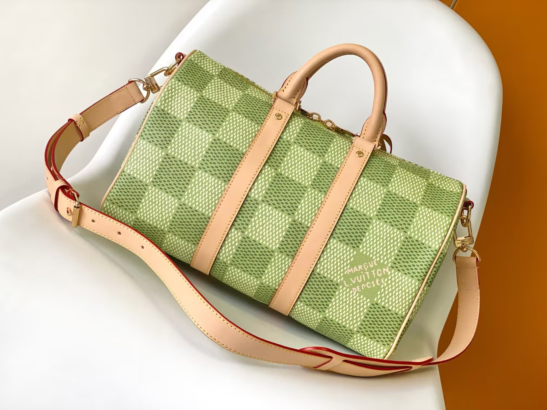LV Keepall Bandoulière 35 N40671 34x21x16cm