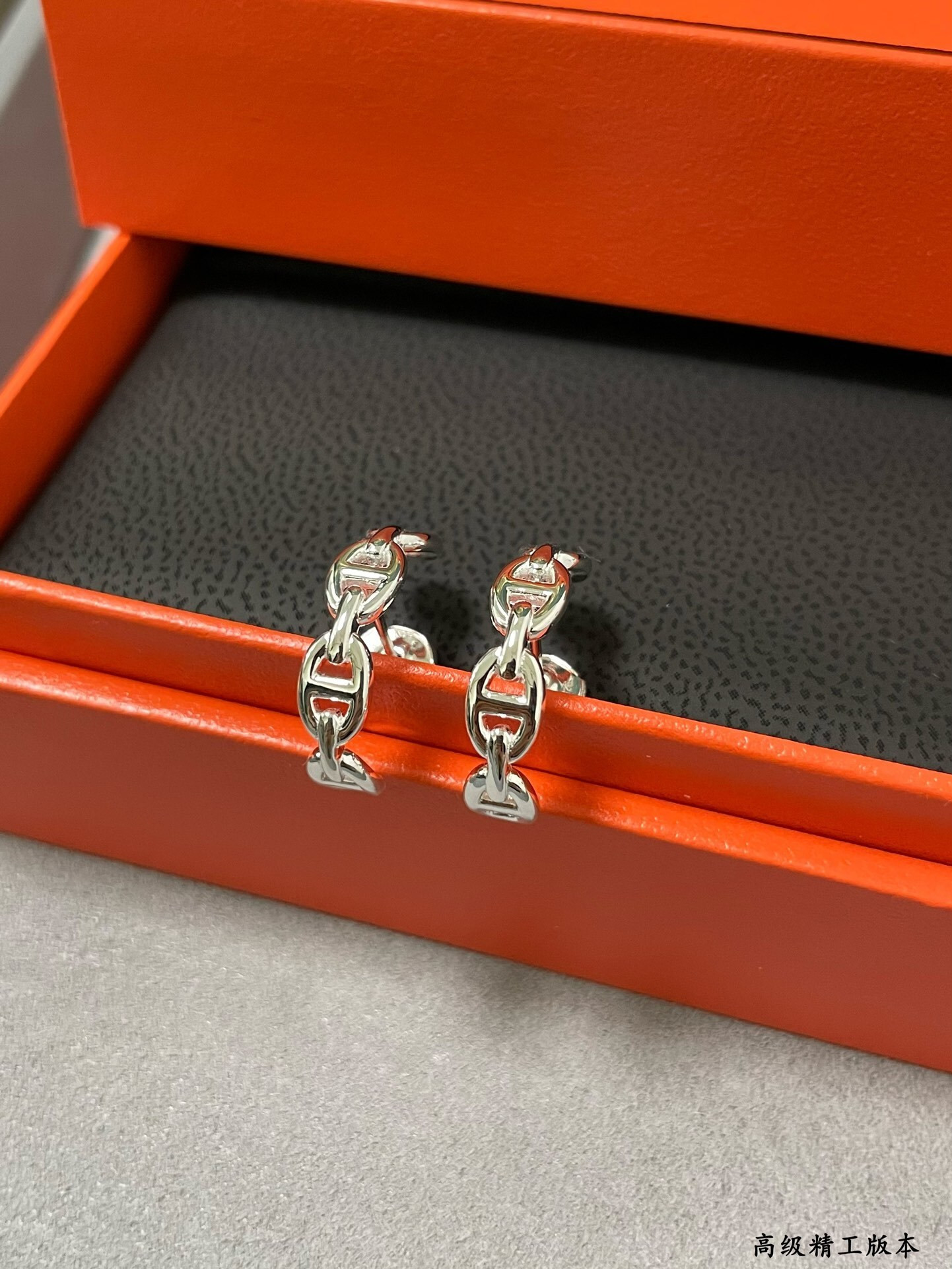 H**me5 Half-hoop Pig Nose Earrings Ag925