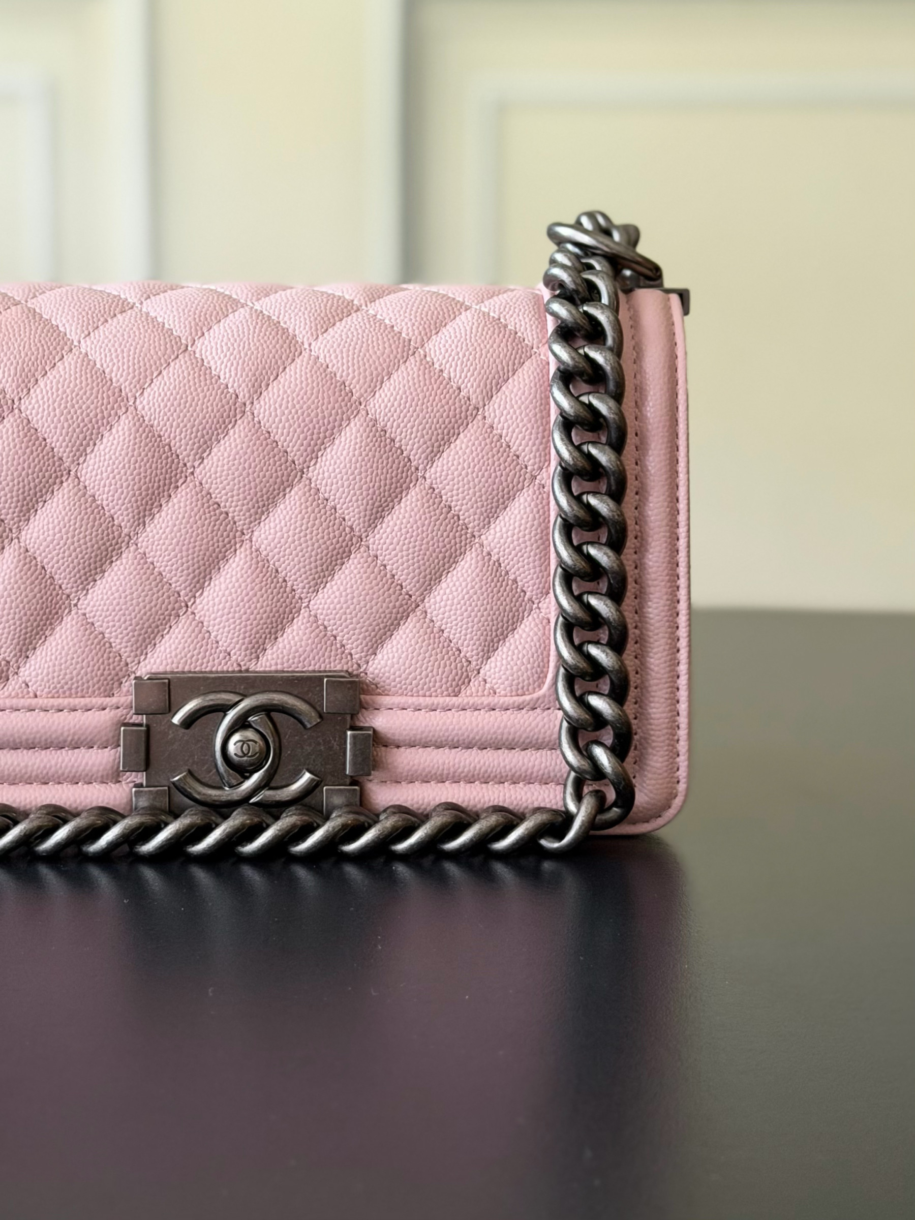 Chanel Boy Handbag 12x20x7cm
