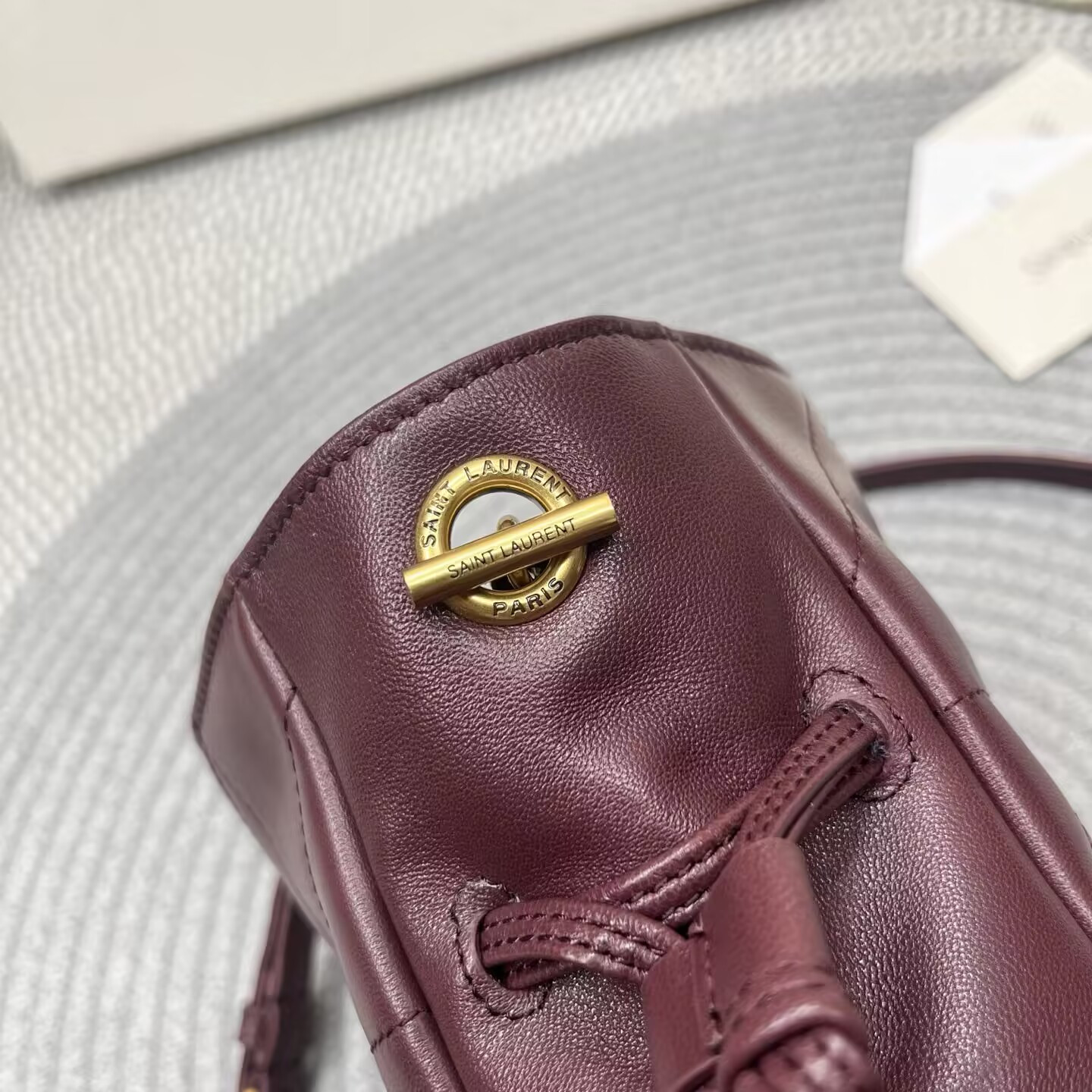 YSL JAMIE Mini Shoulder Pouch in Lambskin 14.5x15.5x8cm