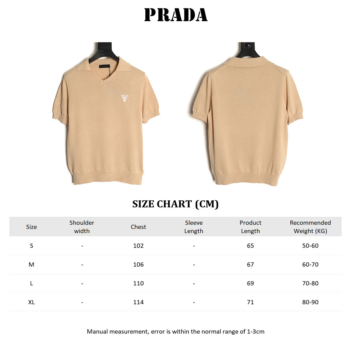 Pra*a short-sleeved polo shirt