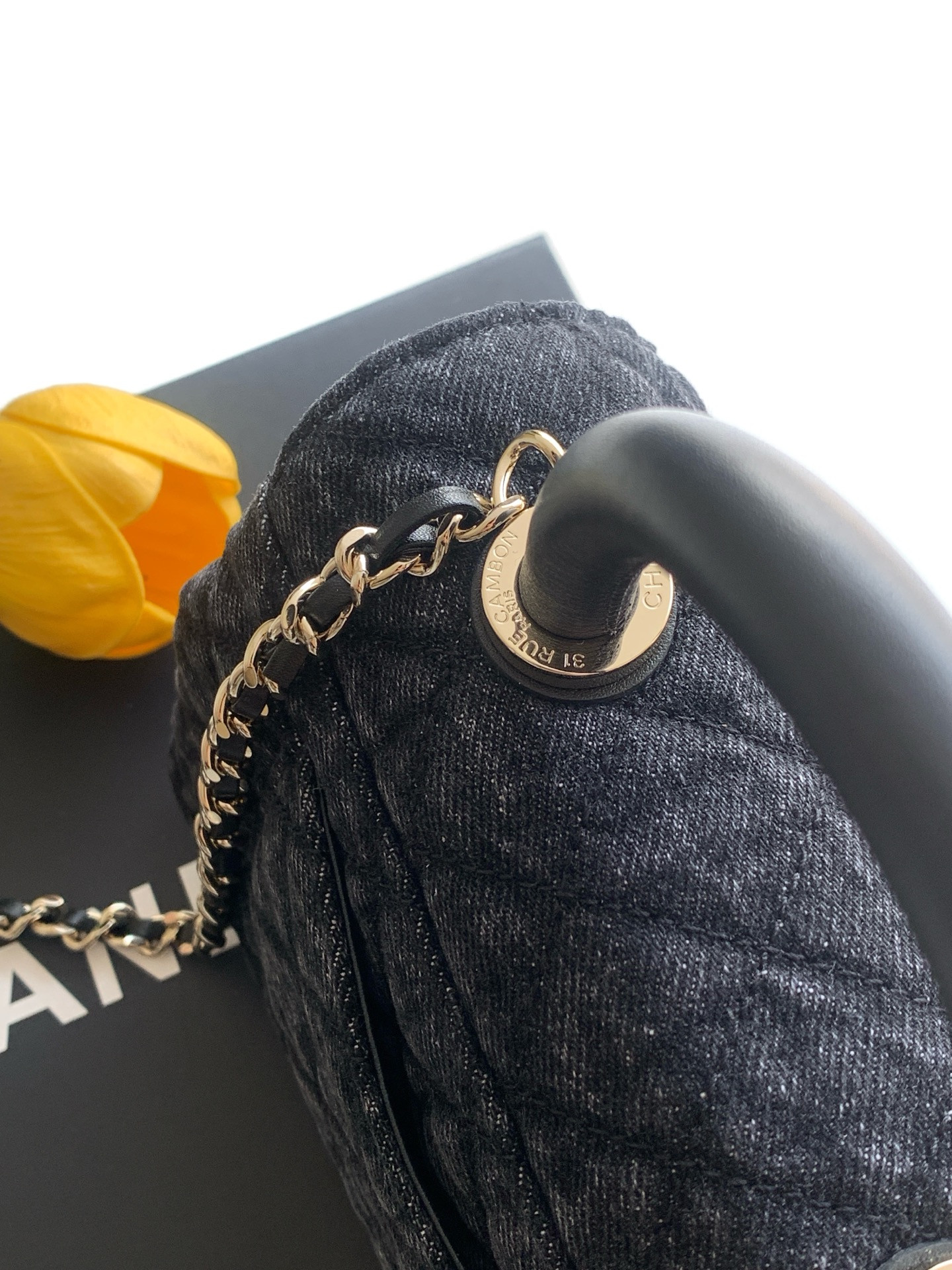 Chanel Coco Clutch with chain 13x19x9cm