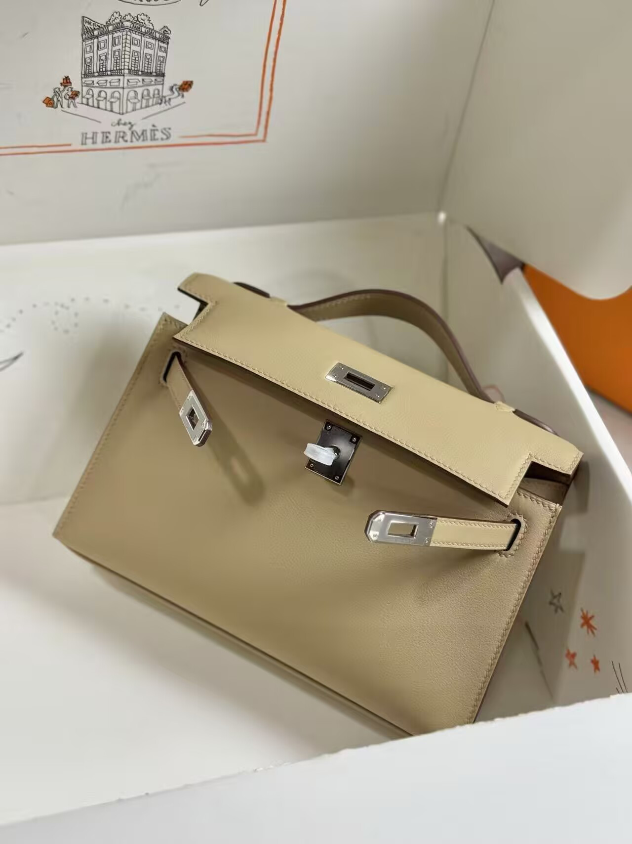 Hermès Kelly Mini Swift 22 22×7×13CM