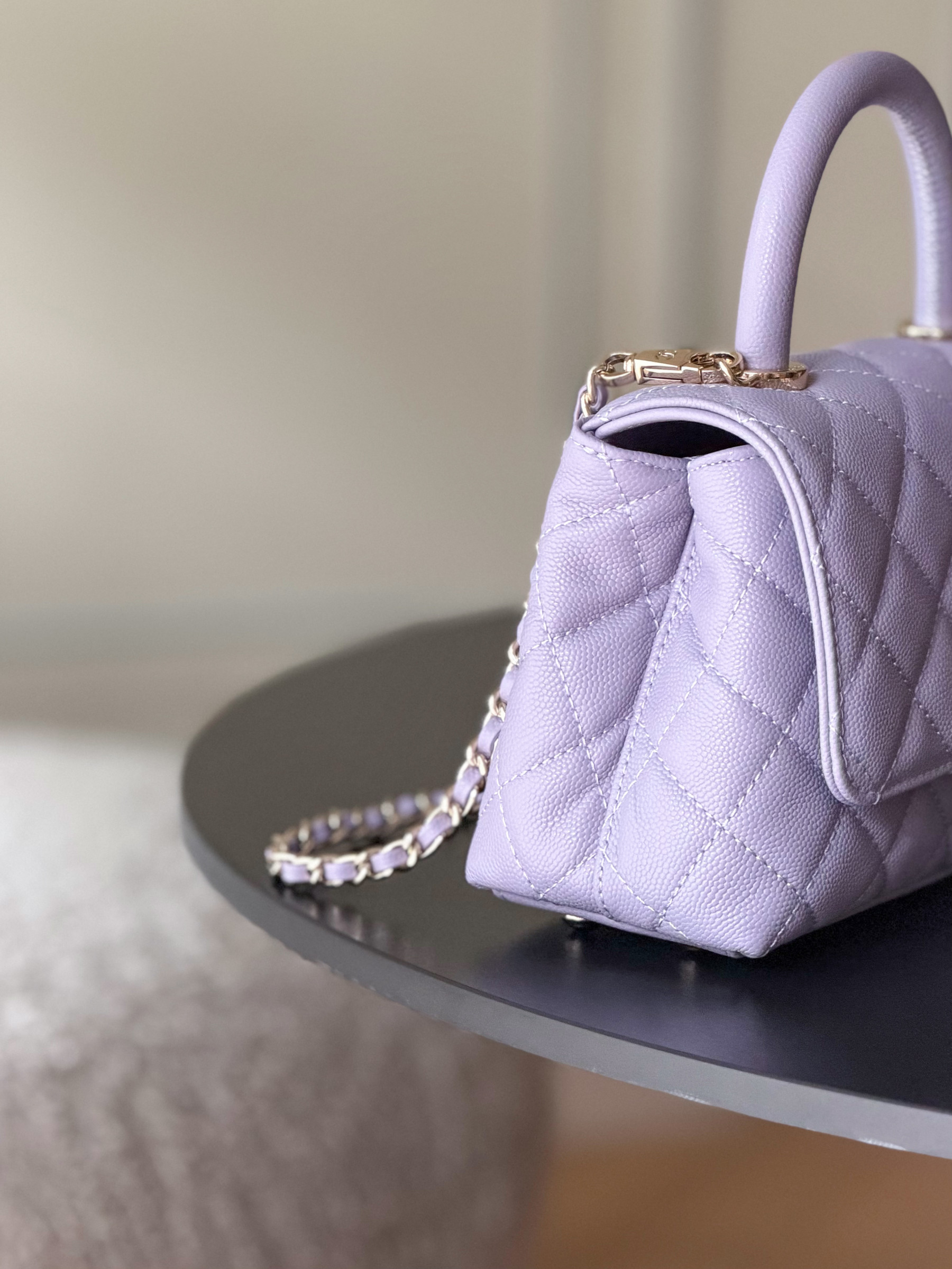 CHANEL mini coco handle 13x19x9cm