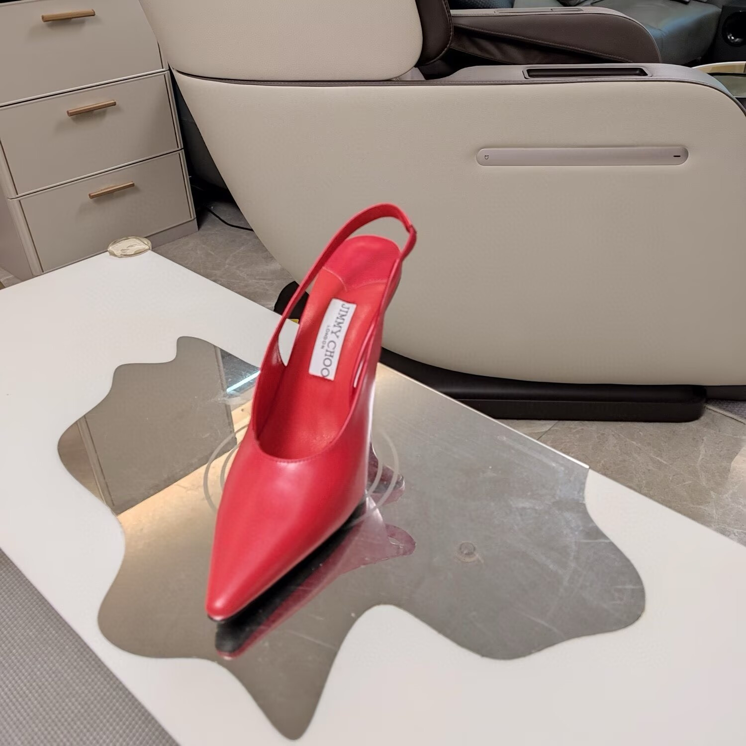 ua J1m*y Ch00 leather pumps 100mm