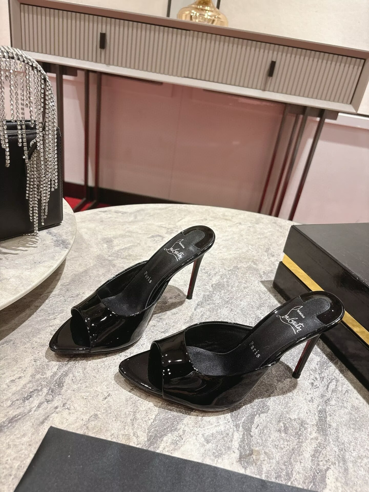 ua Chr1st1an louboutin miss z mule 10cm heel