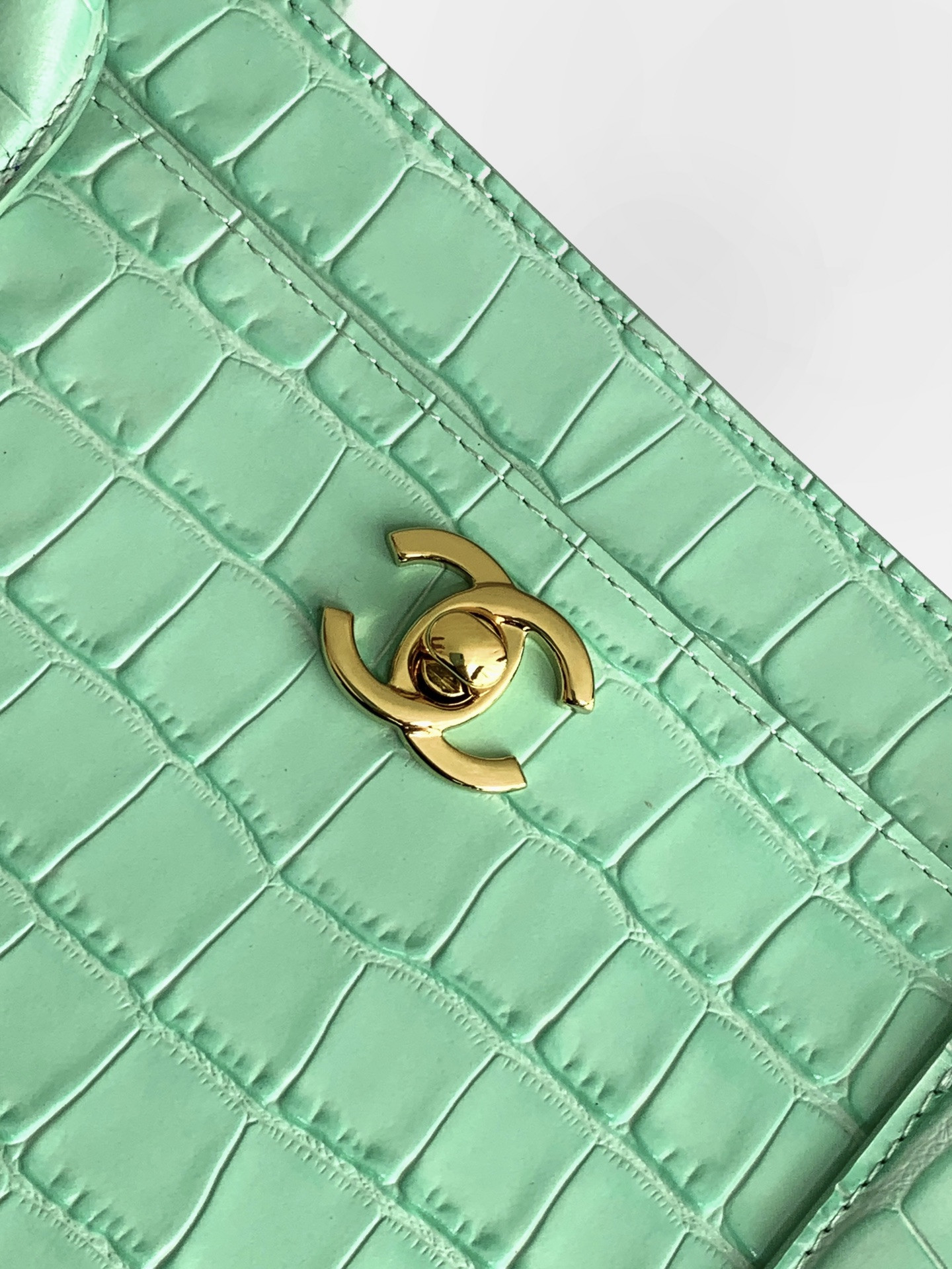 Chanel Tote Crocodile-embossed Bag 35x21x12cm