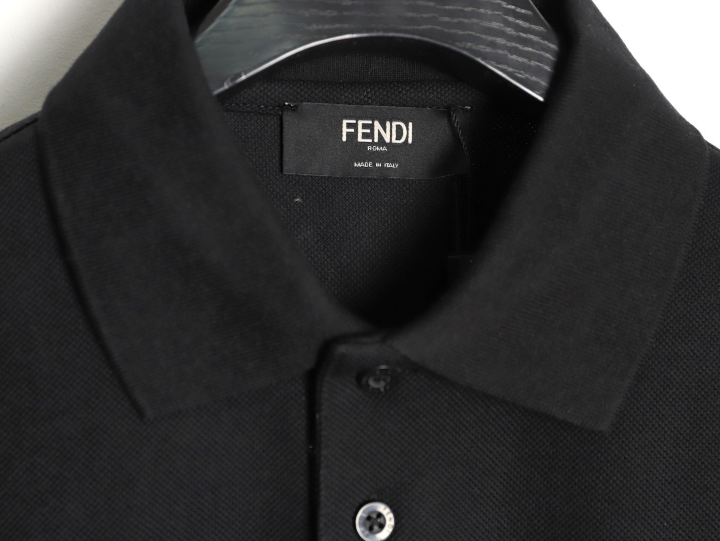 F**di 26ss short-sleeved polo shirt