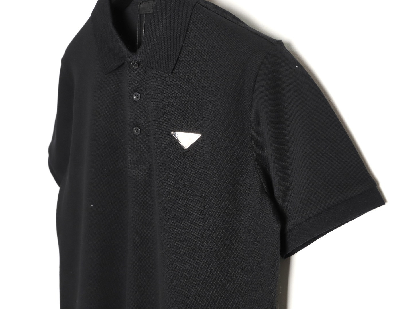 Pra*a 26ss short-sleeved polo shirt
