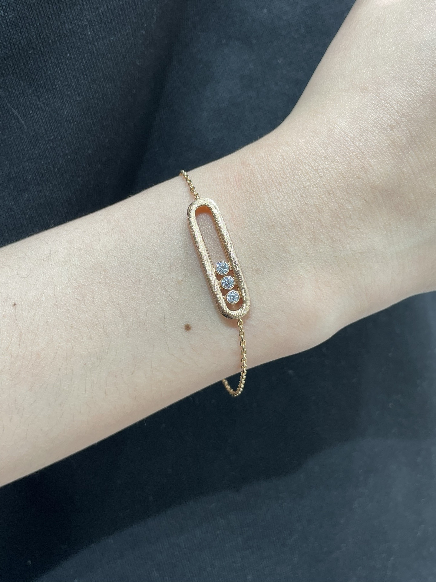 Mes1kaa move classique ciselé d1am0nds bracelet