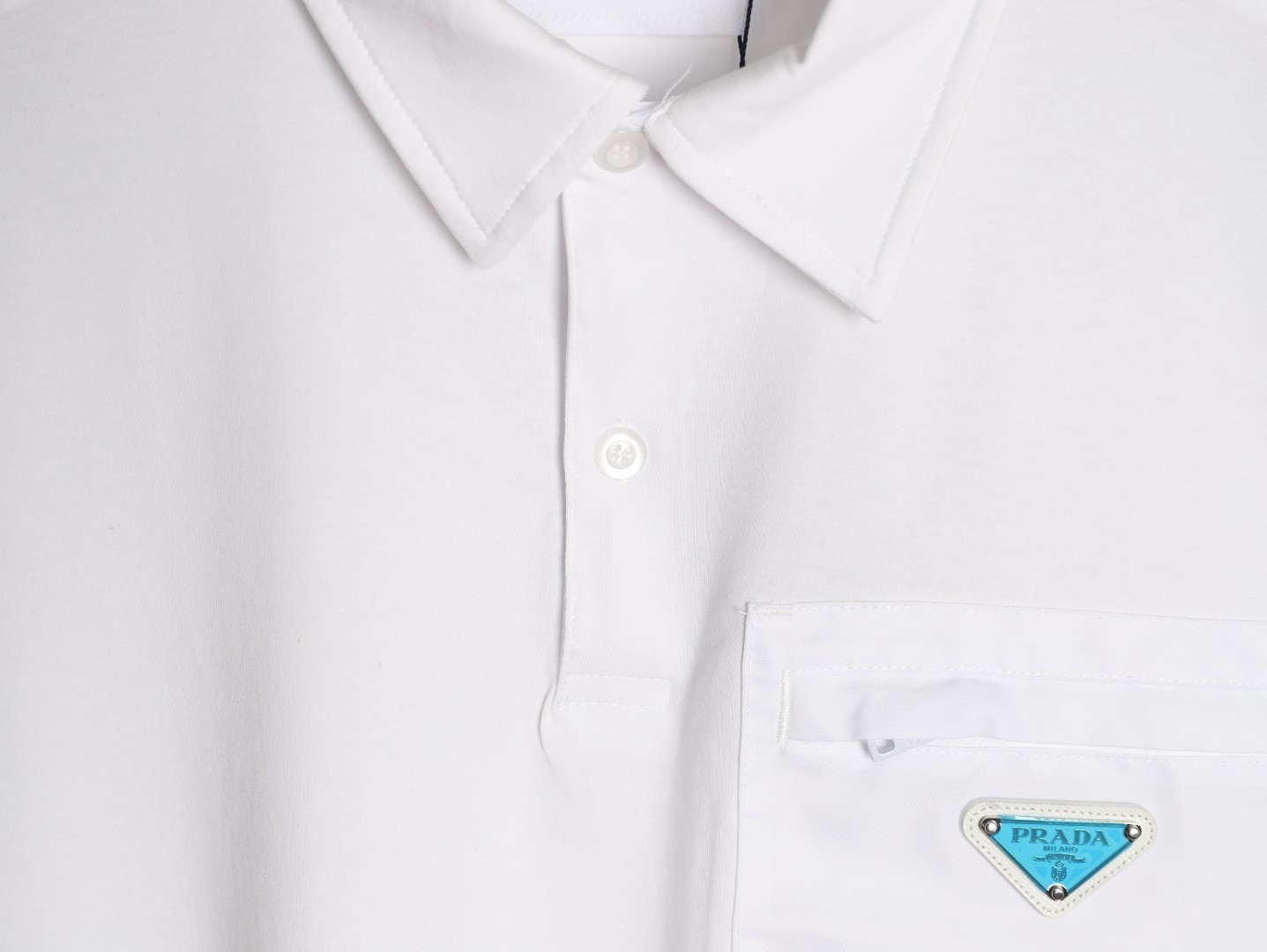 Pra*a short-sleeved polo shirt
