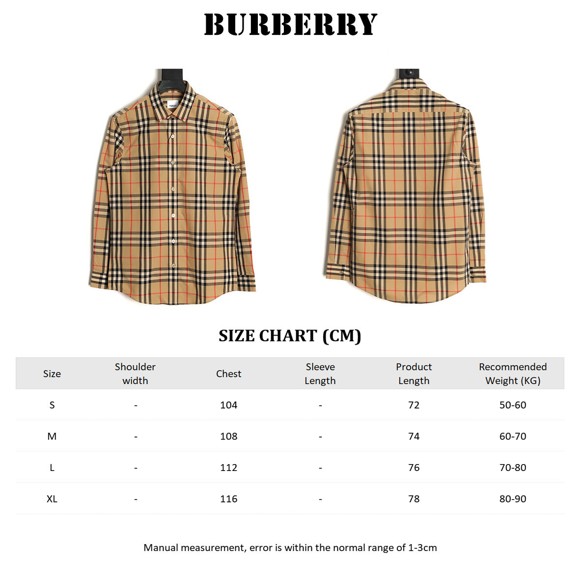 Burberry Long-sleeved Shirts