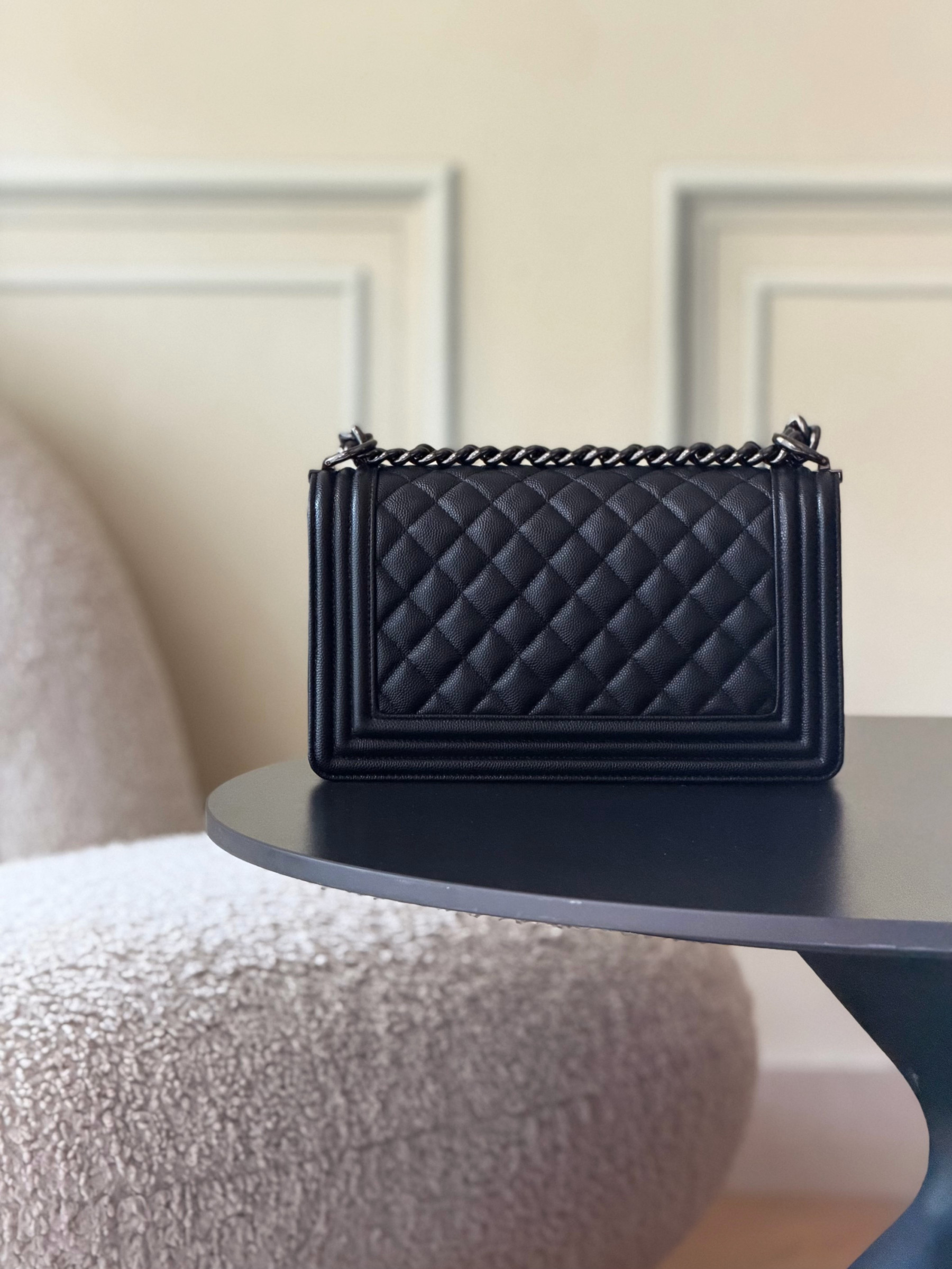Chanel Boy Handbag 15x25x9cm