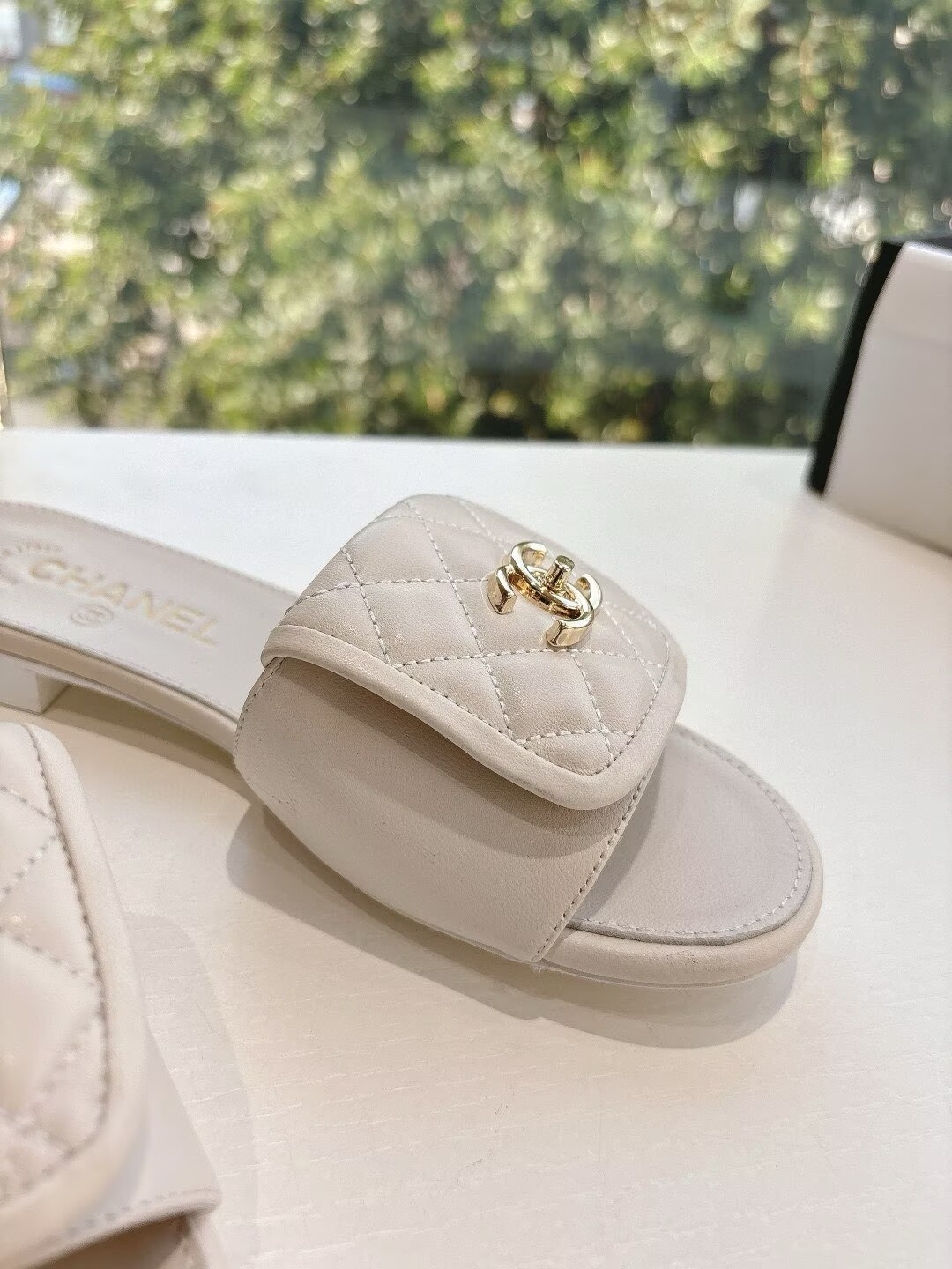 UA Chanel Slippers