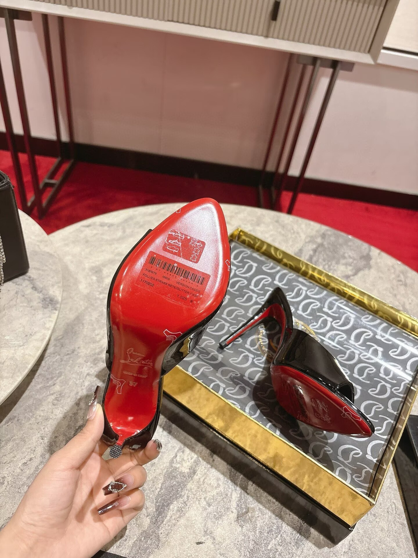 ua Chr1st1an louboutin miss z mule 10cm heel
