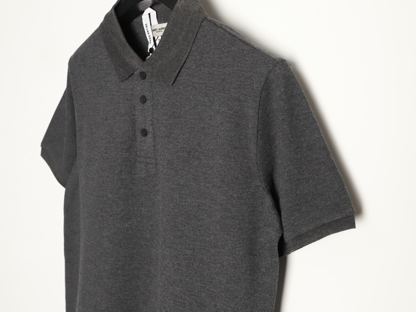 Sa1nt Lau*nt y51 short-sleeved polo shirt