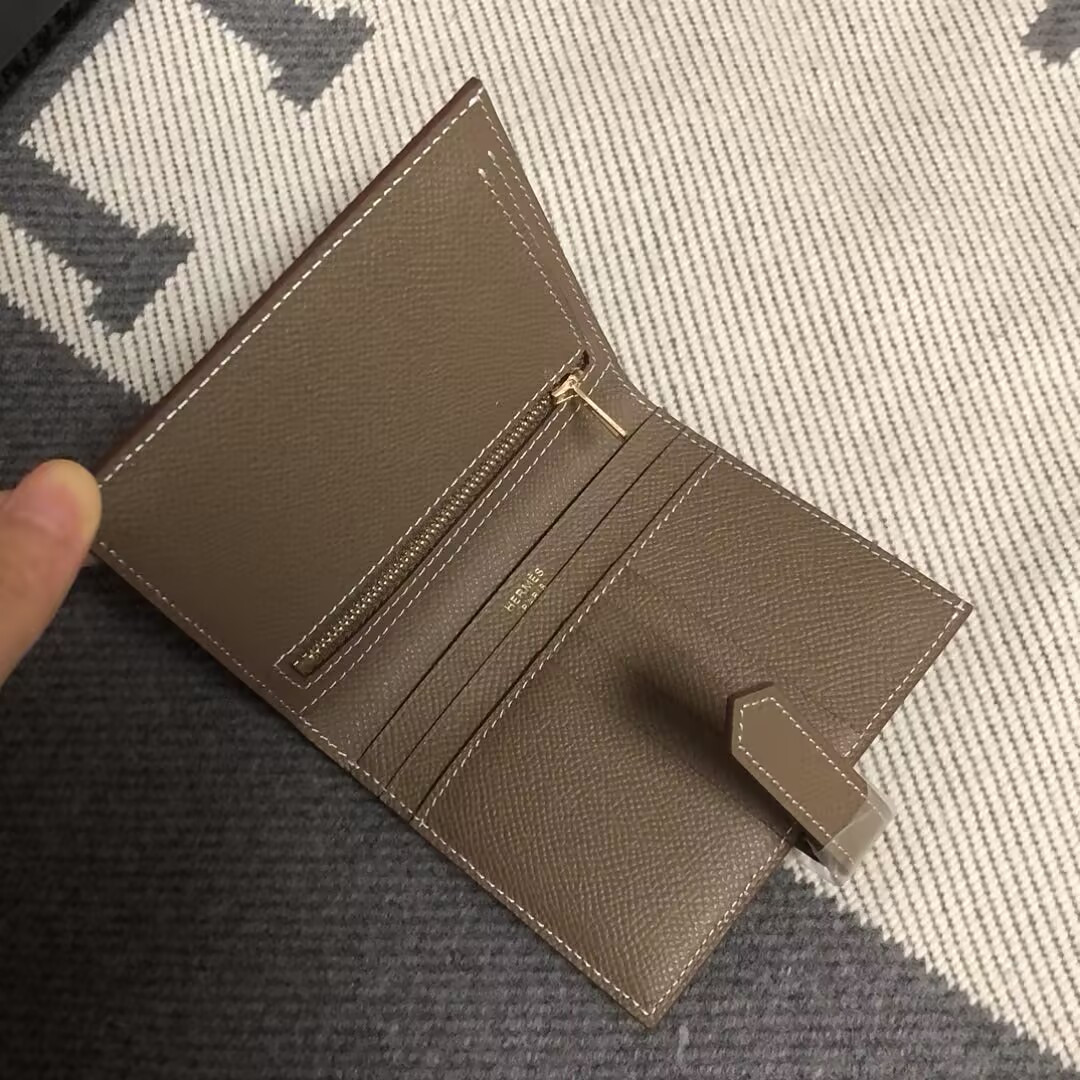 Hermes Bearn wallet 11x8.5x2.5cm