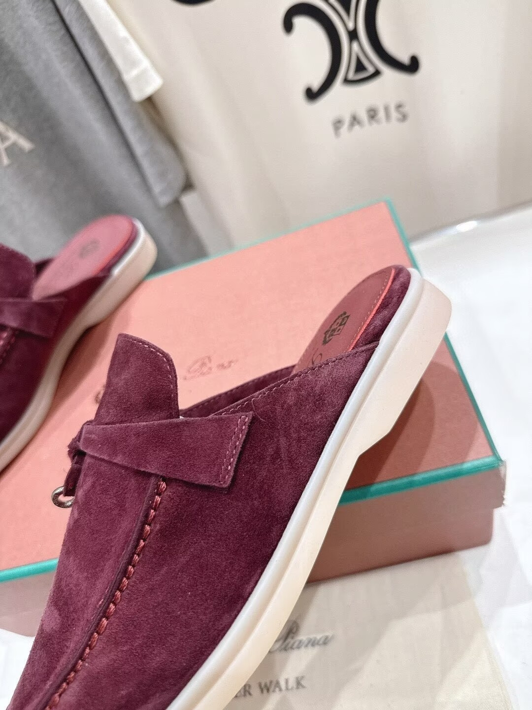 ua L0r0 P1ana babouche charms walk loafers