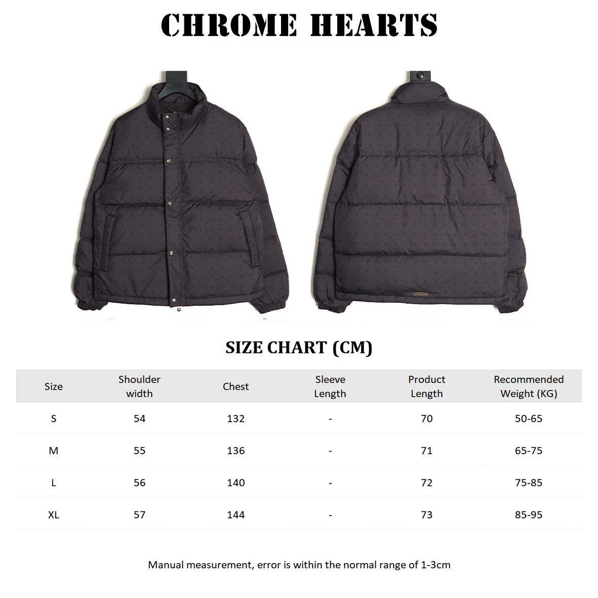 Chrome Hearts Short Puffer jacket