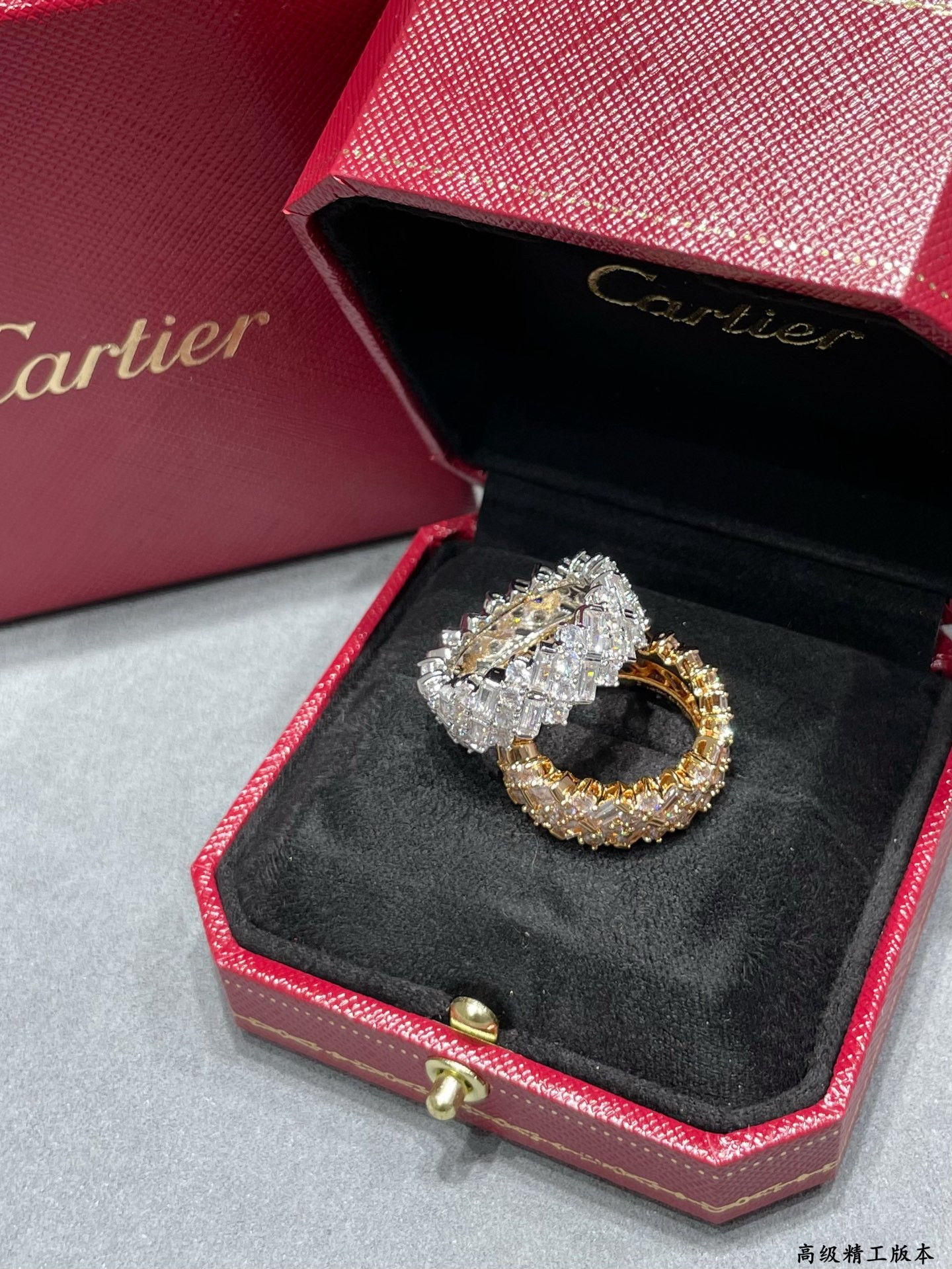 Ca*t1er step D1am0nd ring