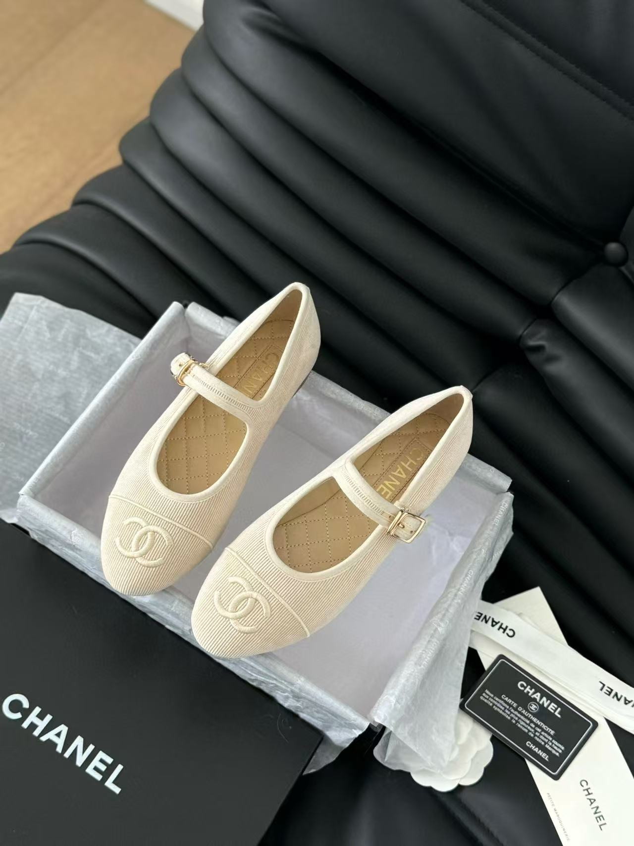 UA Ch**el MARY JANES Cotton & Silk