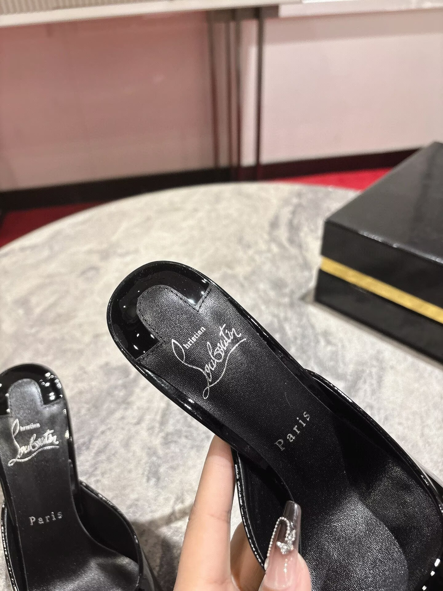 ua Chr1st1an louboutin miss z mule 10cm heel