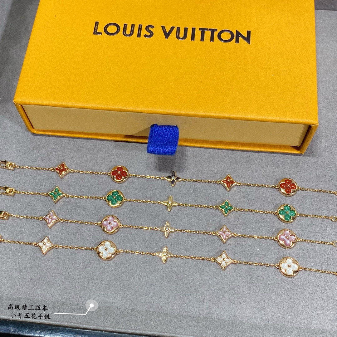 L0vis Vvtt0n Small Multi-Flower Bracelet