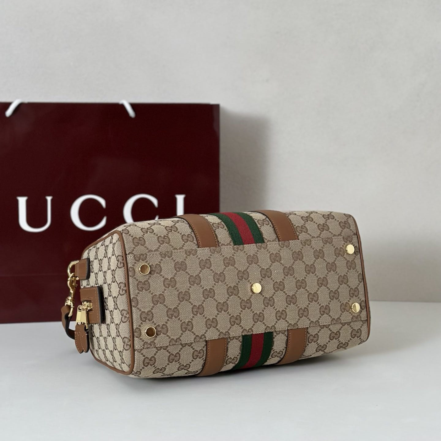 Gvc*1 Ophidia Medium Boston Bag 30x16x20cm