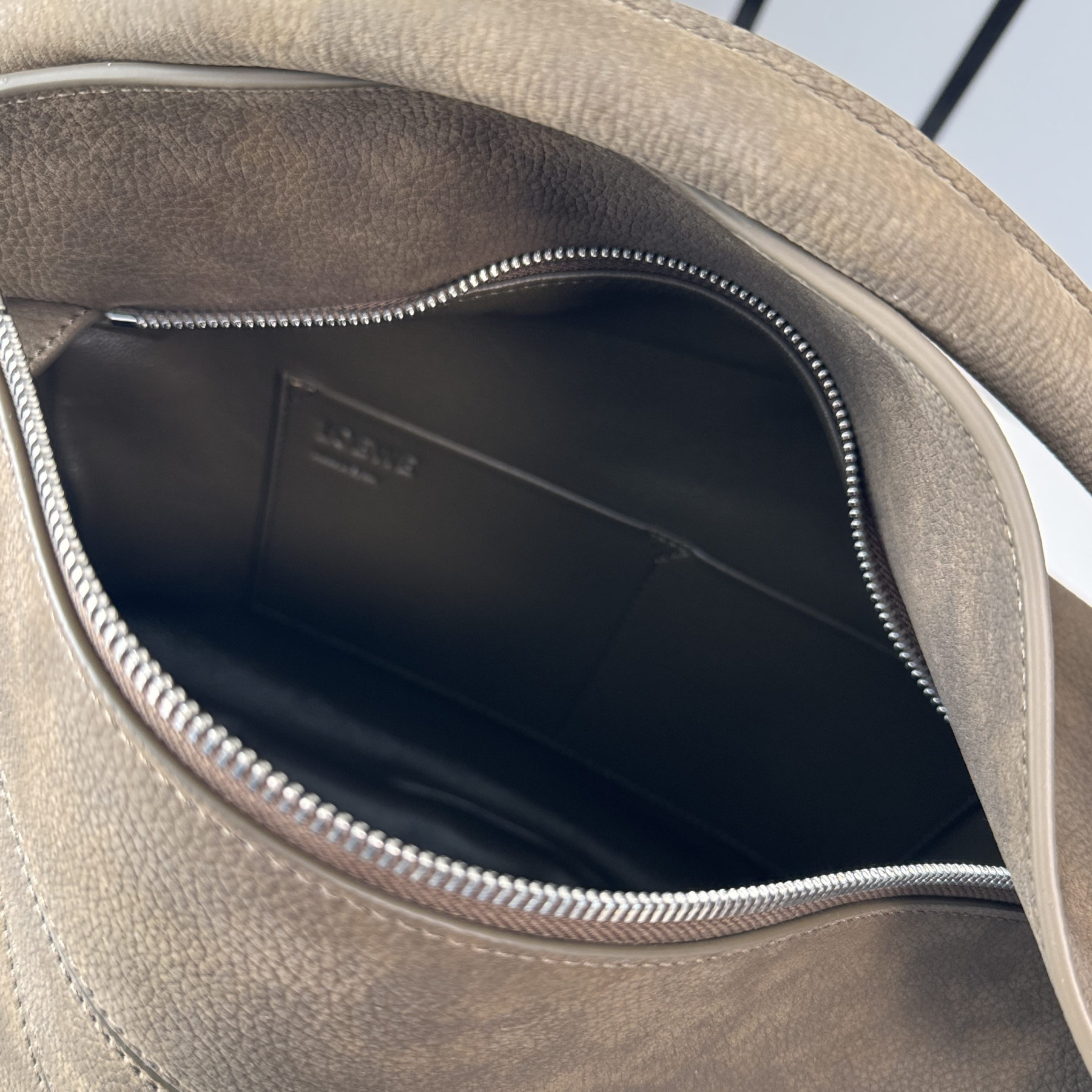 Loewe Featherlight Puzzle Bag in Grained Nubuck 33x21.5x14.7cm