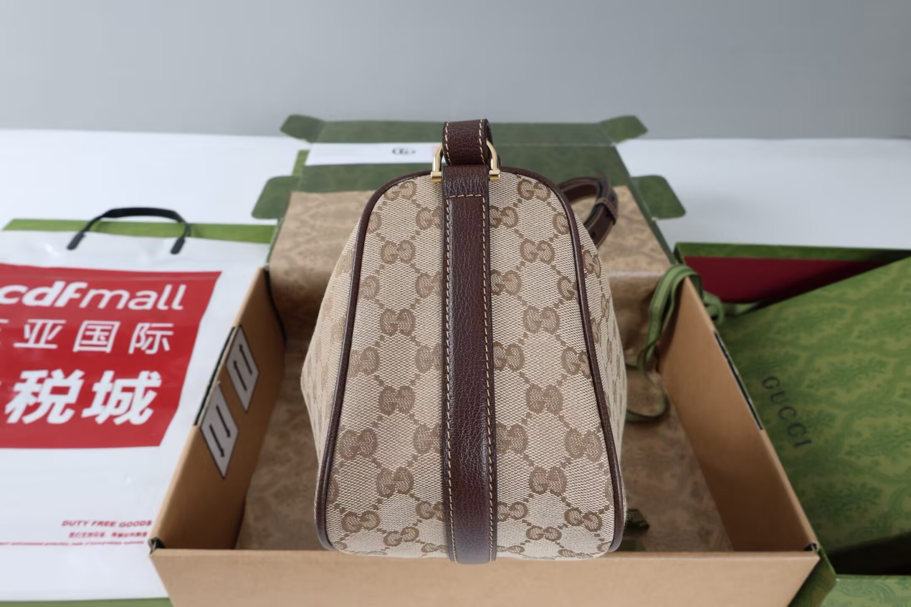 Gvc*1 half horsebit medium shoulder bag without box 31.5x17x12cm