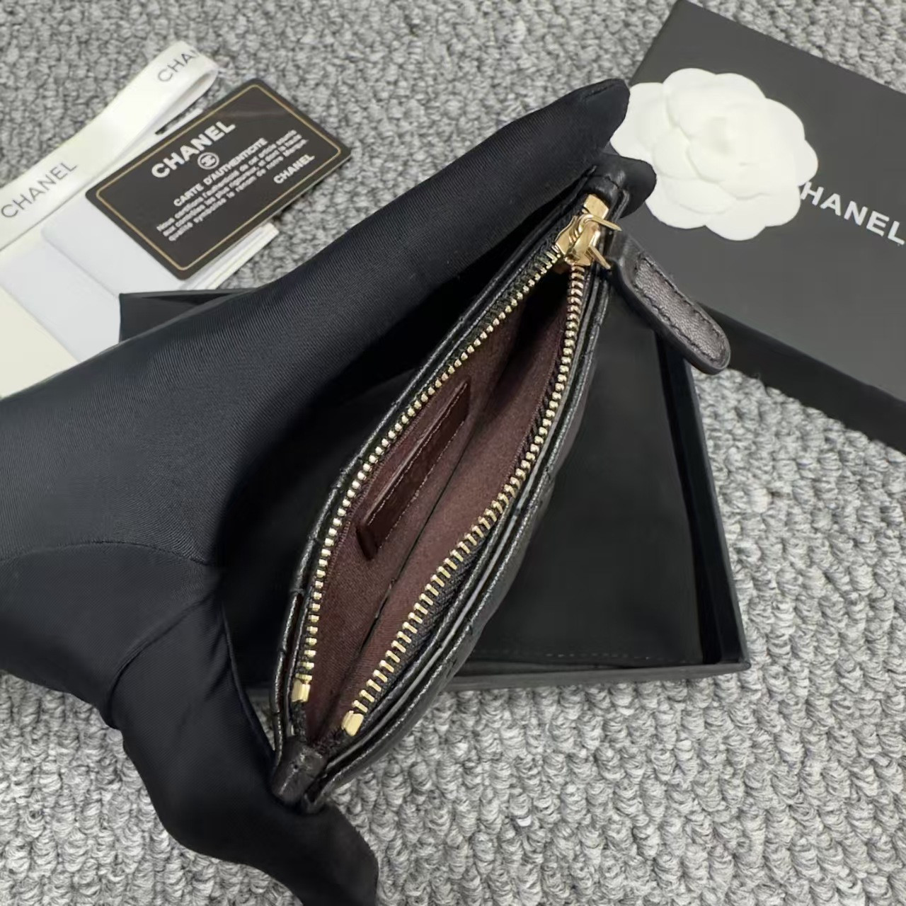 Chanel Classic Quilted Card Holder/Coin Purse
