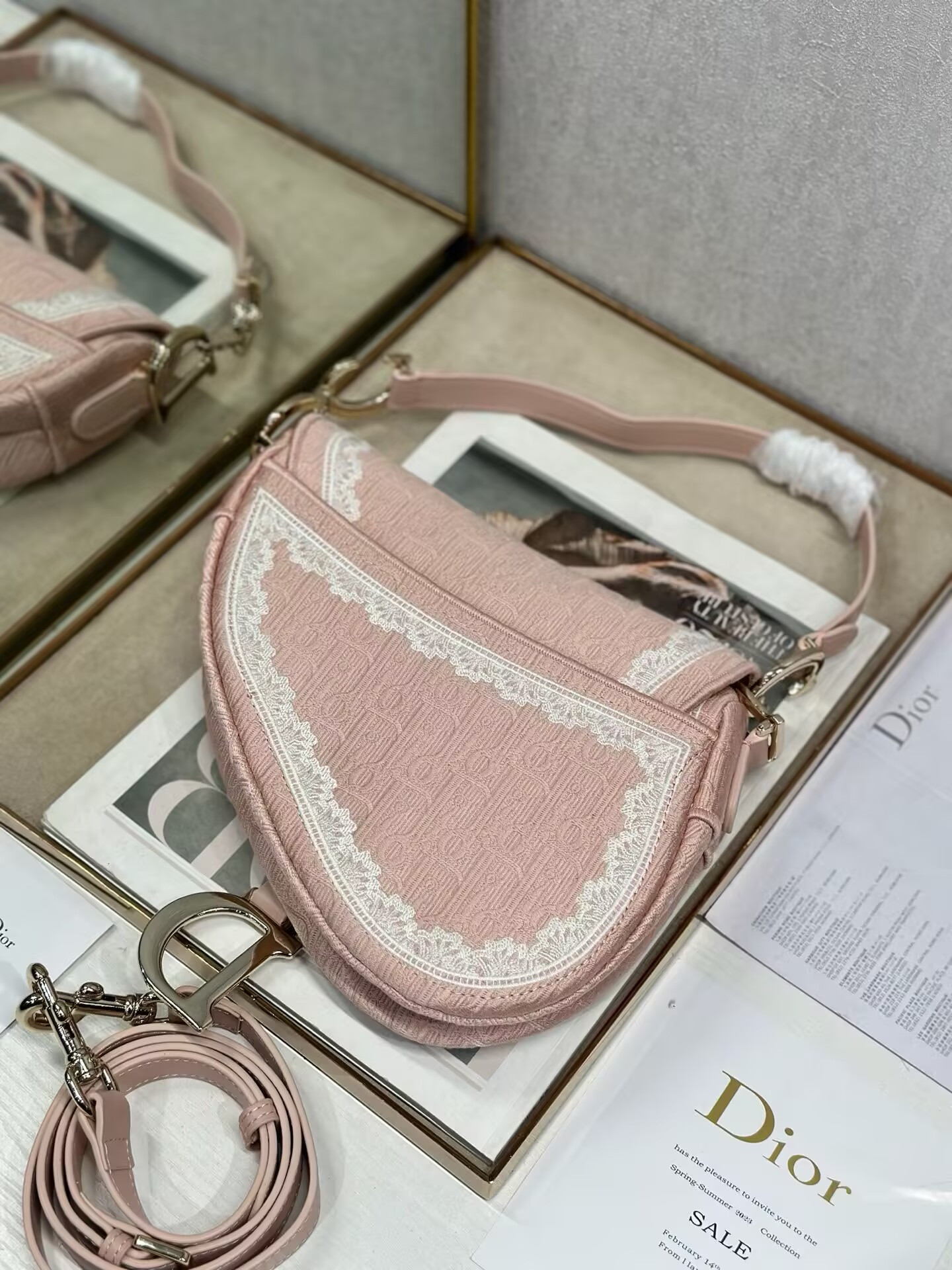 Dior Saddle Bag 25.5x20x6.5cm