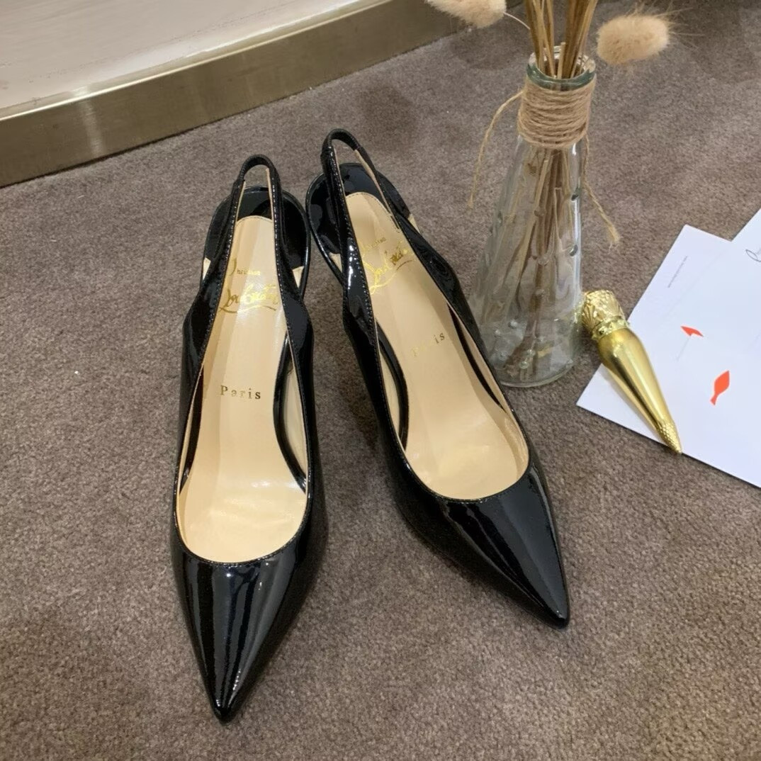 ua chr1st1an louboutin kate sling 100 mm slingback pumps(cusT0mized, no exchange no return, about 15 days)