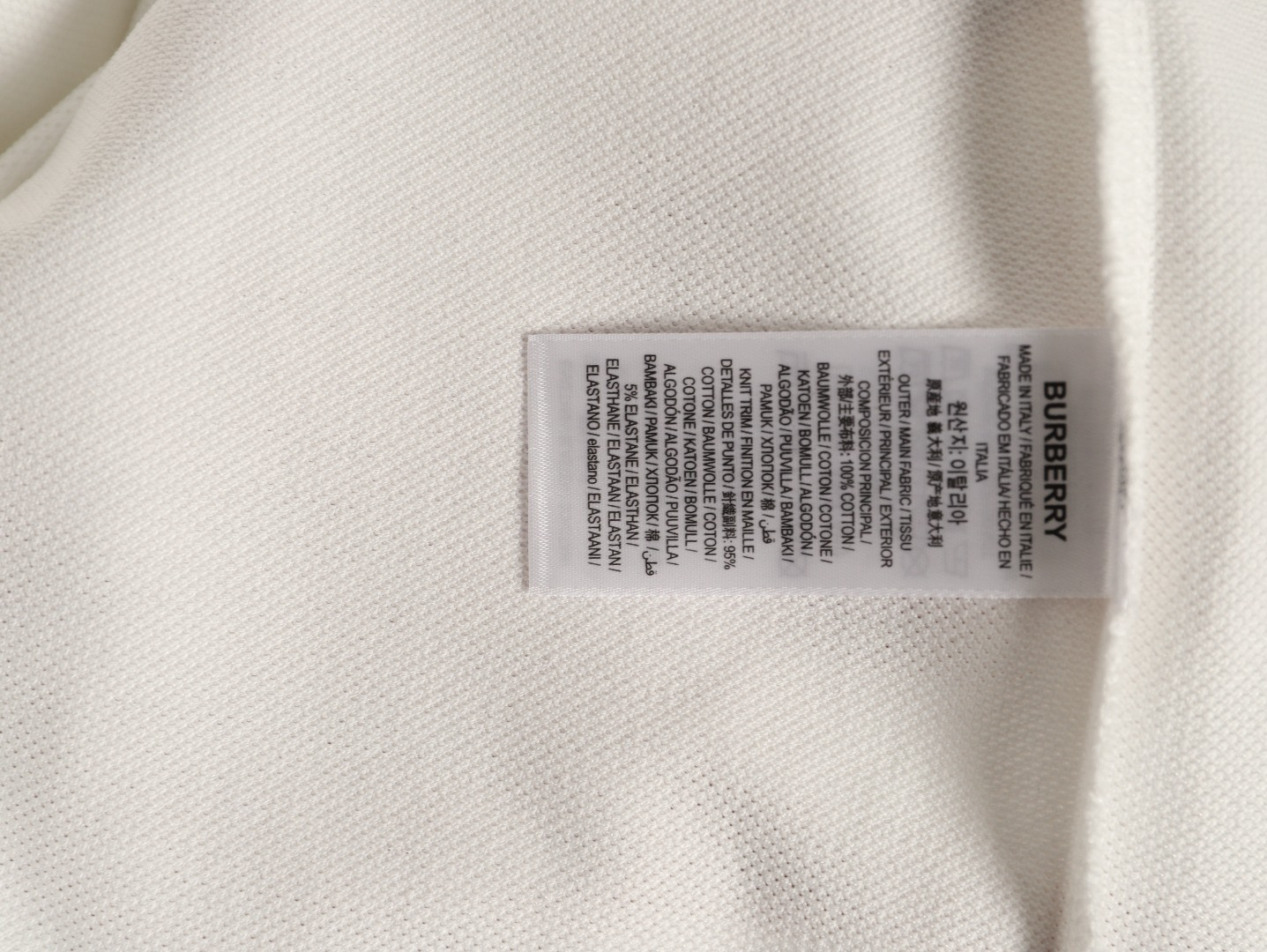Bv*b*rry short-sleeved polo shirt