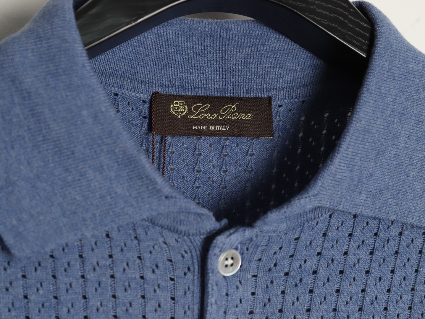 L0r0 P1ana short-sleeved polo shirt