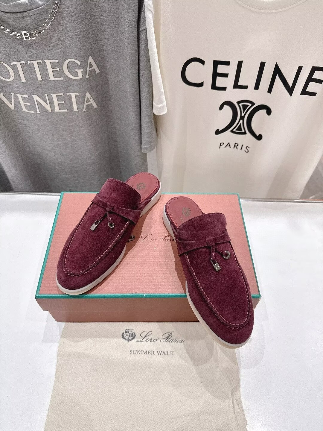 ua L0r0 P1ana babouche charms walk loafers