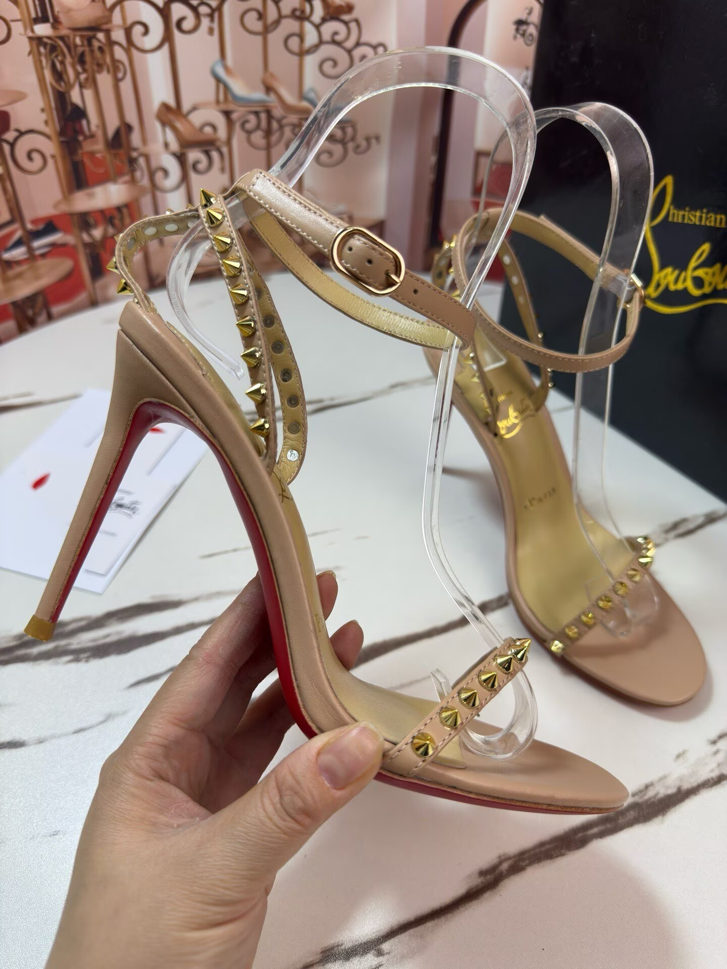 ua Chr1st1an louboutin galeria sandals