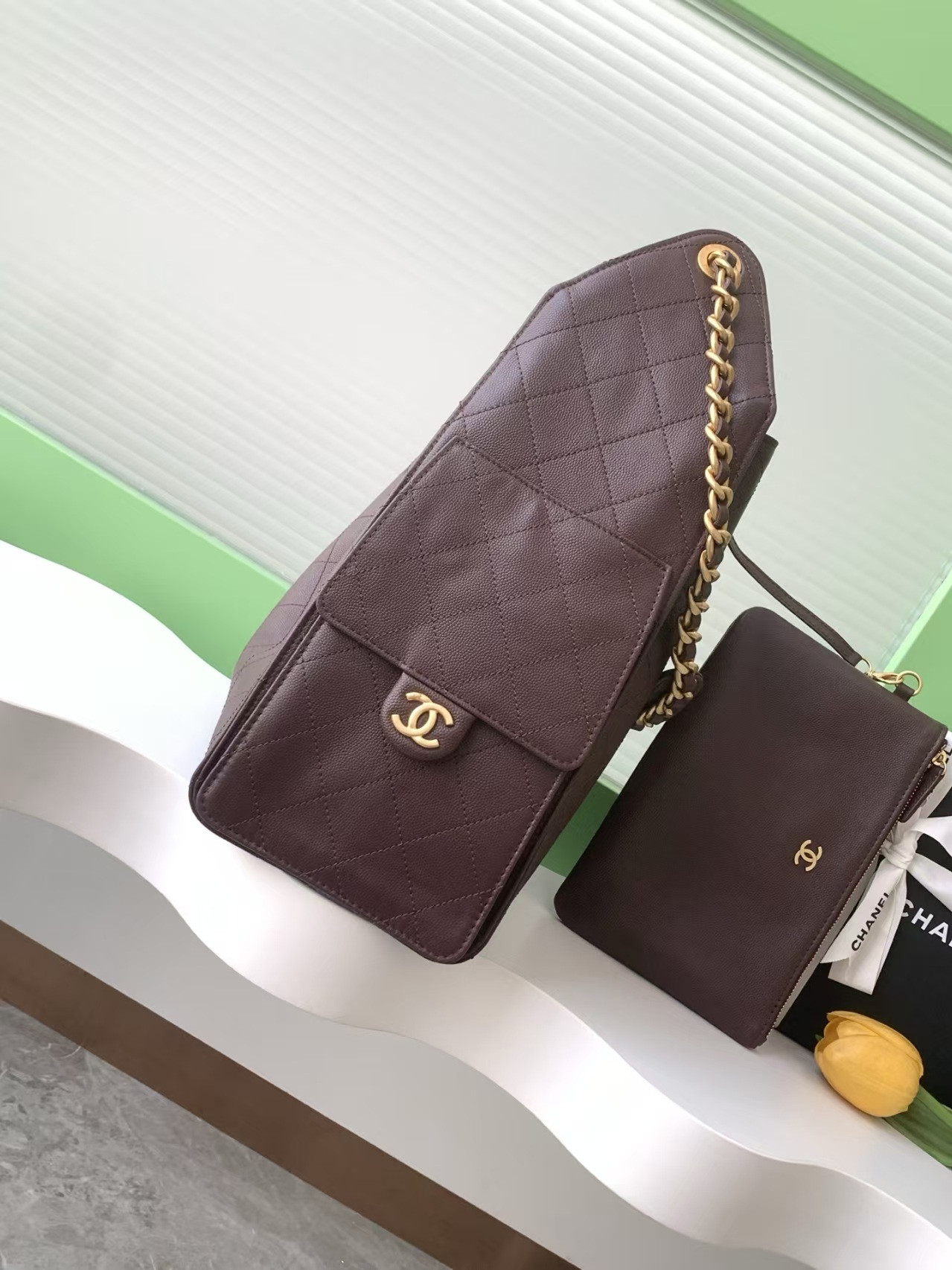 Ch**el 25C Bucket BAG 40x30x15cm