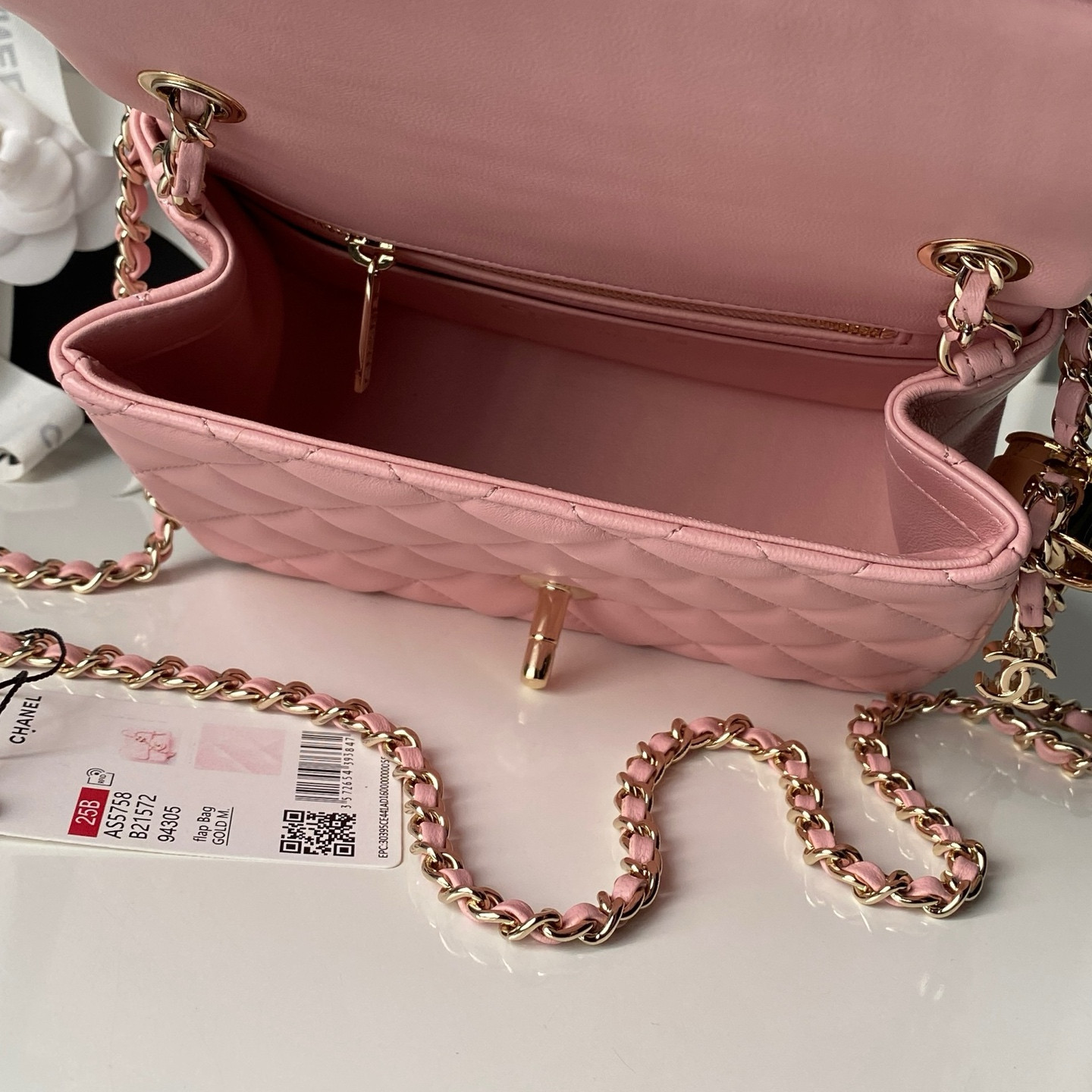 Chanel Classic Flap Handbag CF AS5758 18x13x7cm