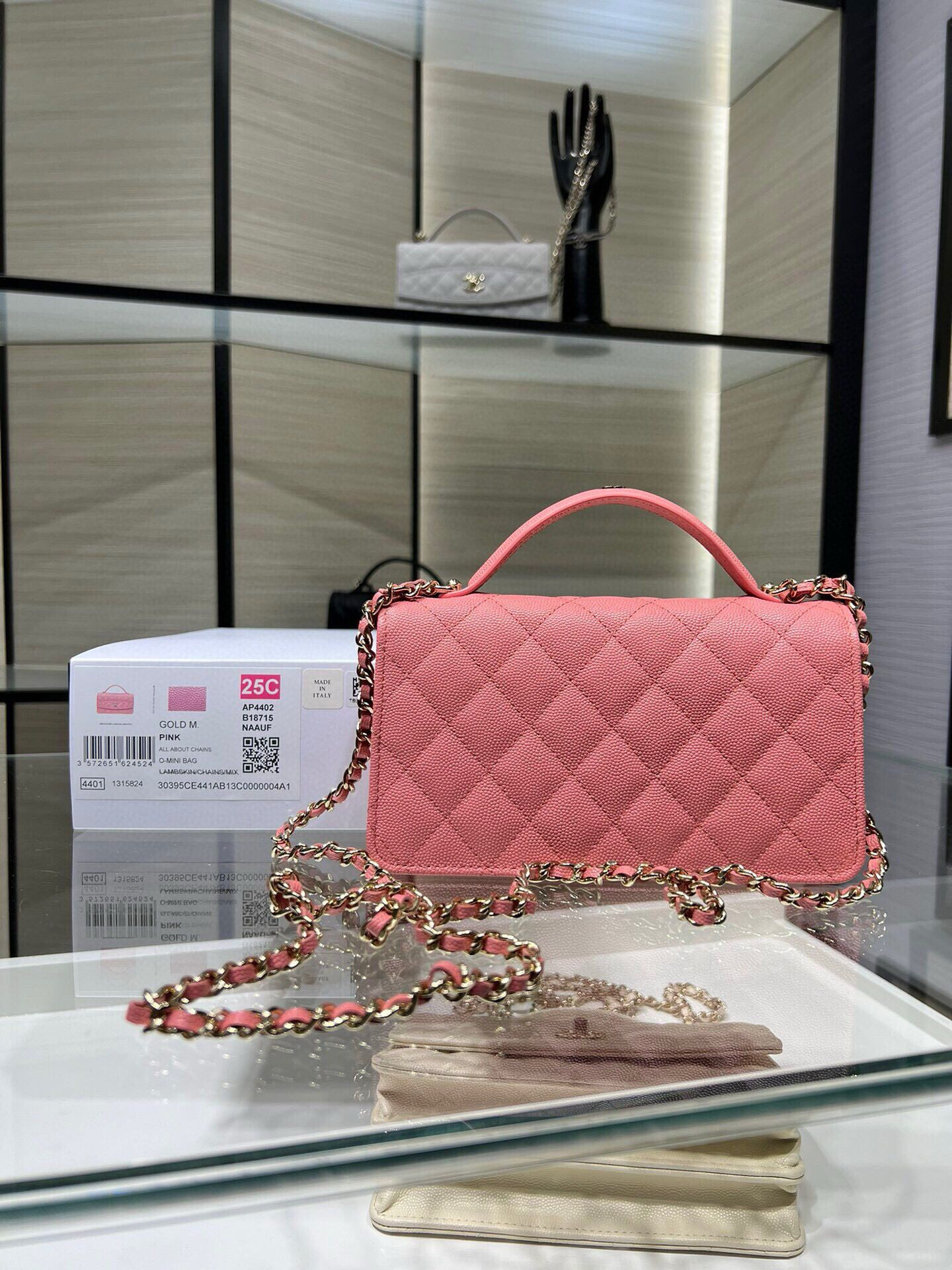 Chanel Mini Coco Handle Bag AP4402 19x11x6cm