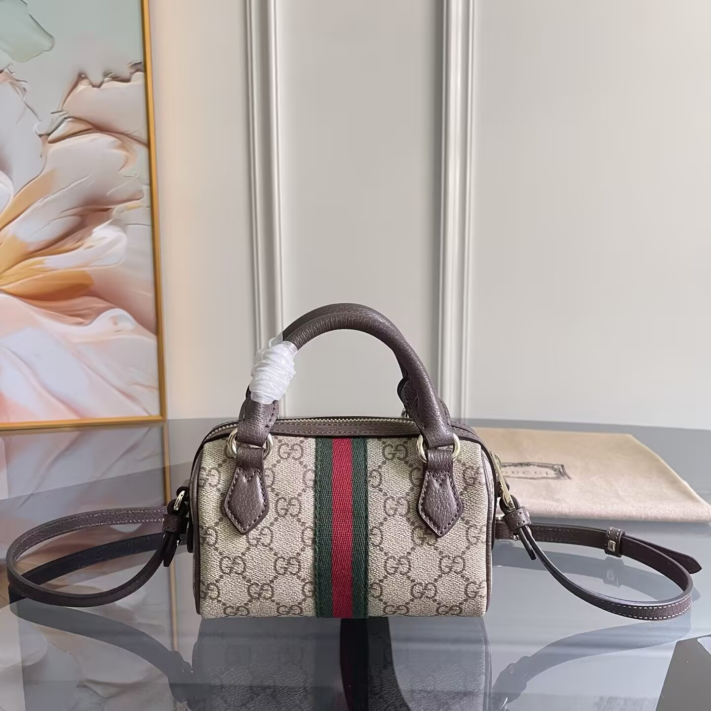 Gvc*1 ophidia mini boston bag 16x10x9cm