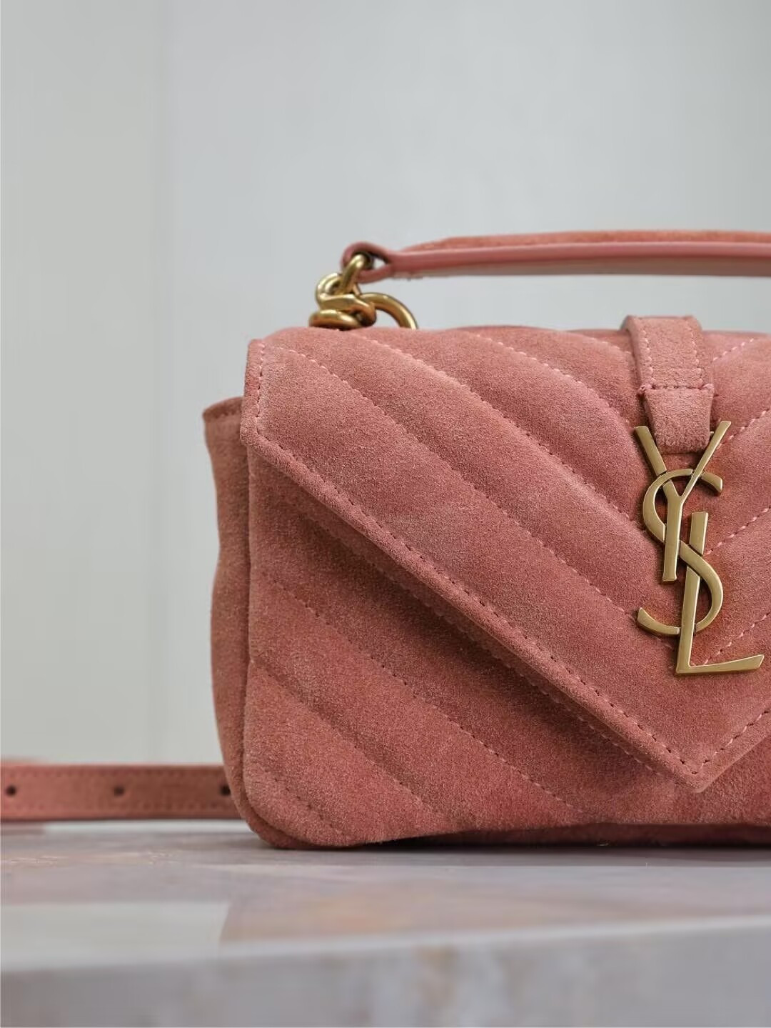 Y51 Loulou college mini in suede 20x13x3cm
