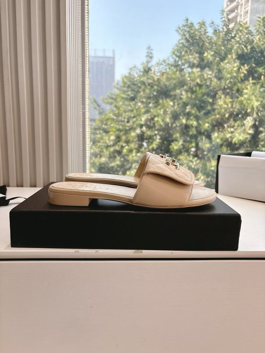 UA Chanel Slippers