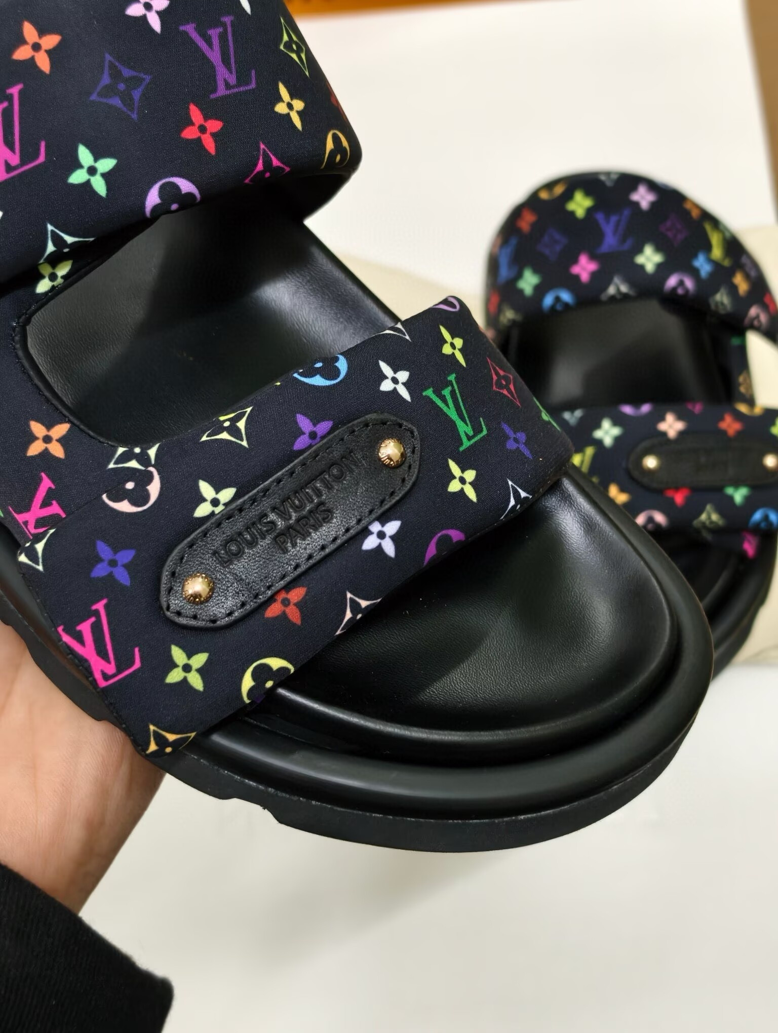 UA LV Pool Pillow Mules