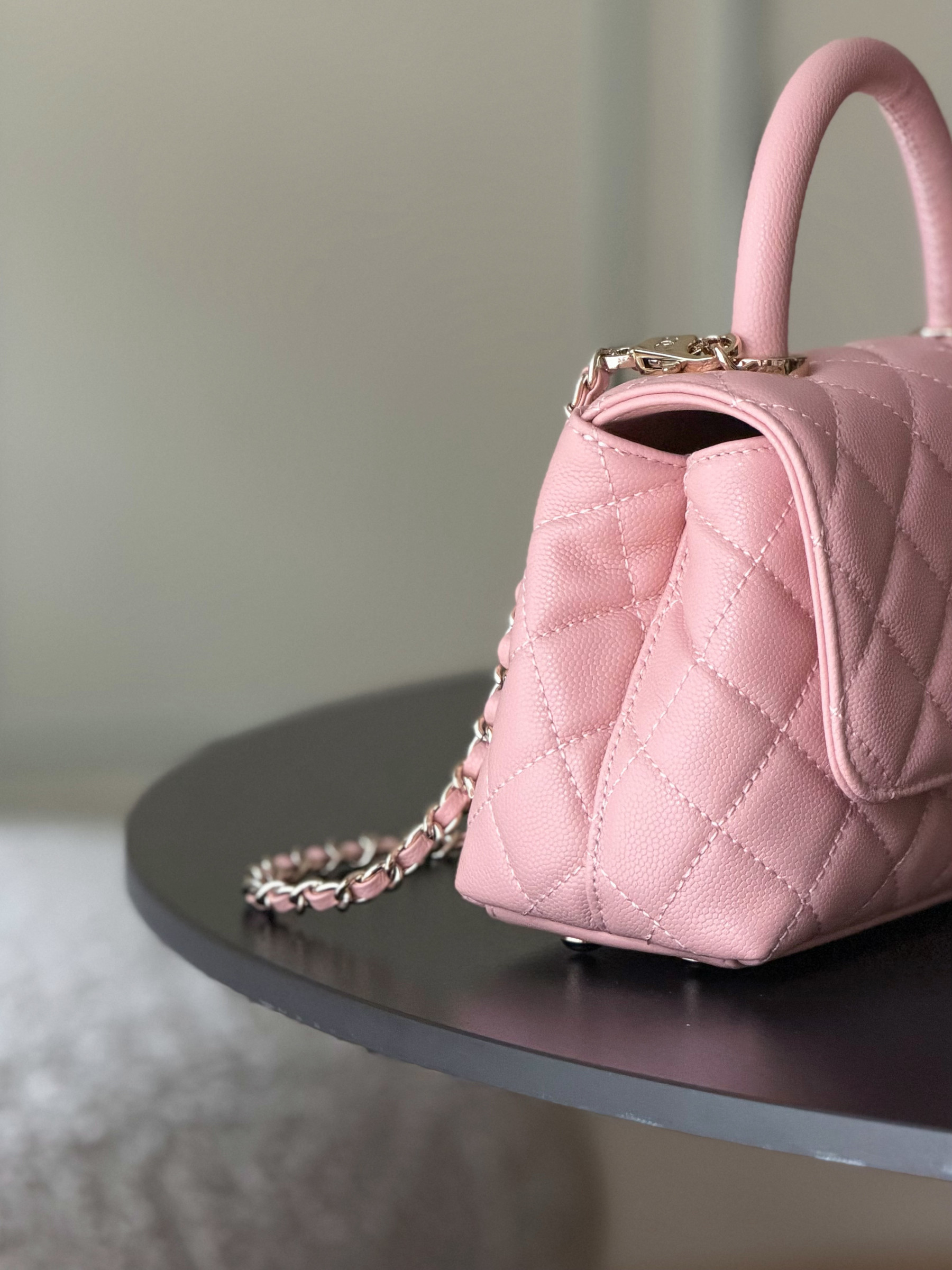 CHANEL mini coco handle 13x19x9cm