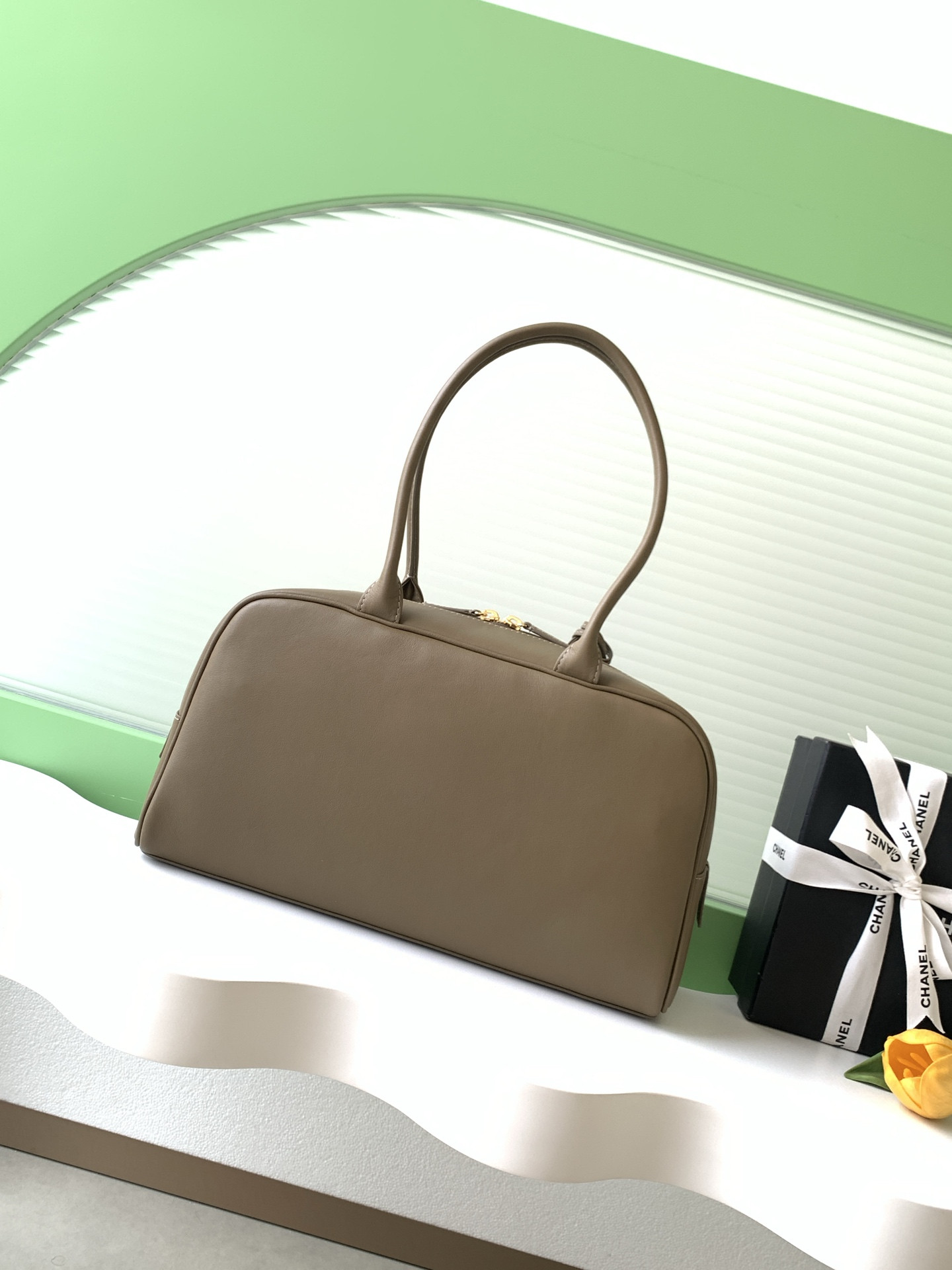 Chanel Large Bowling Bag AS6211 19x35.5x12.5cm