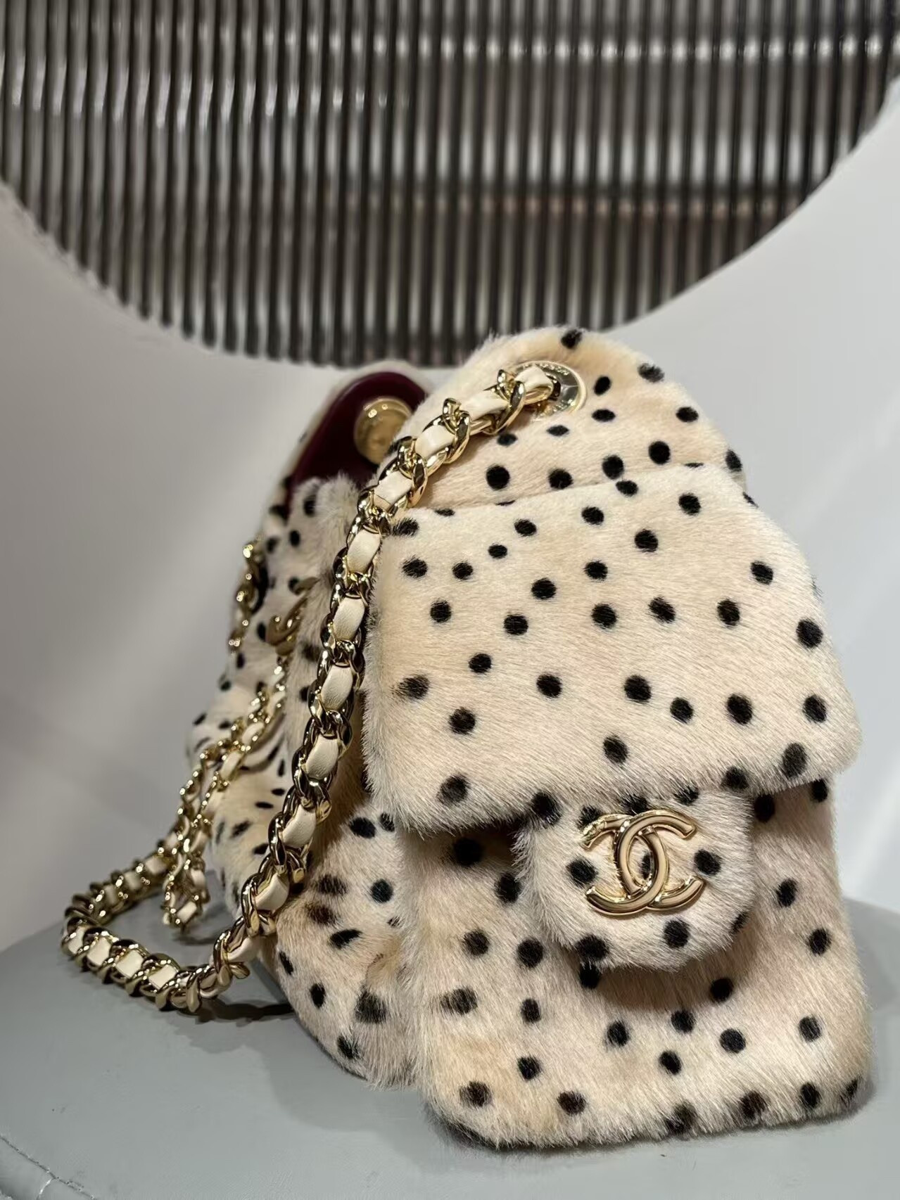 CHANEL 25C Bucket Bag 20x22x12.5cm